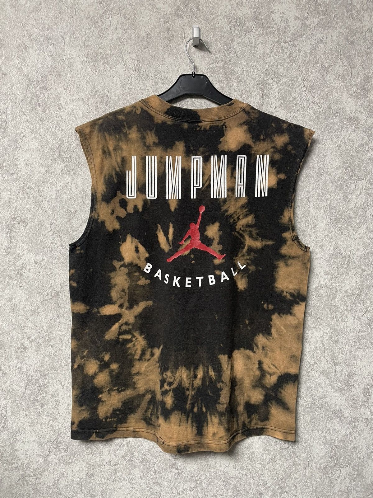 Nike Vintage 90s Nike Jordan Jampman Basketball Tie Dye Tank Top Size US M / EU 48-50 / 2 - 1 Thumbnail