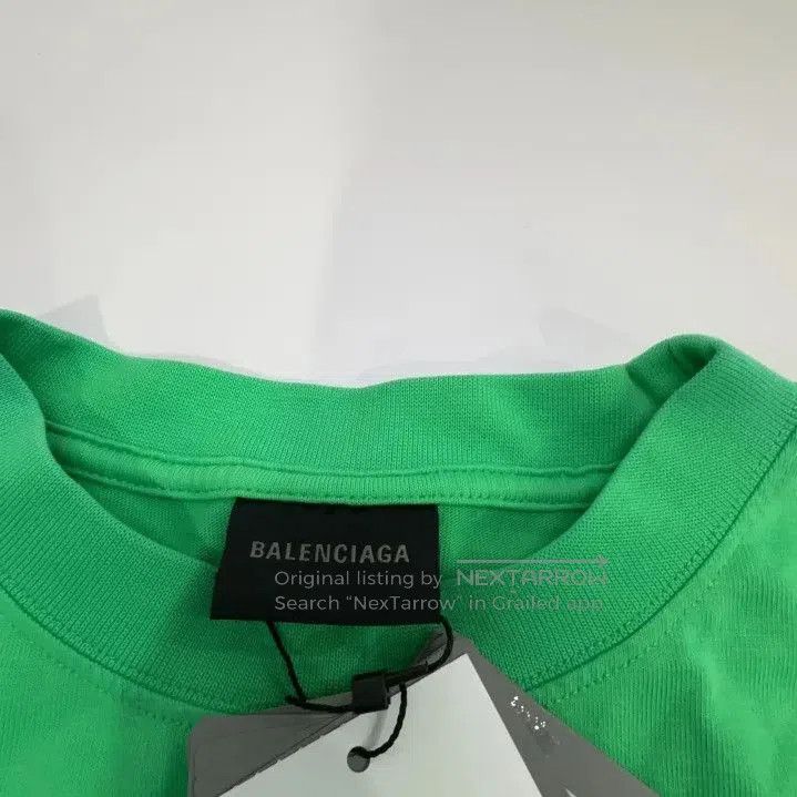 Balenciaga Balenciaga Green Graphic Short Sleeve T. Size US XS / EU 42 / 0 - 2 Thumbnail