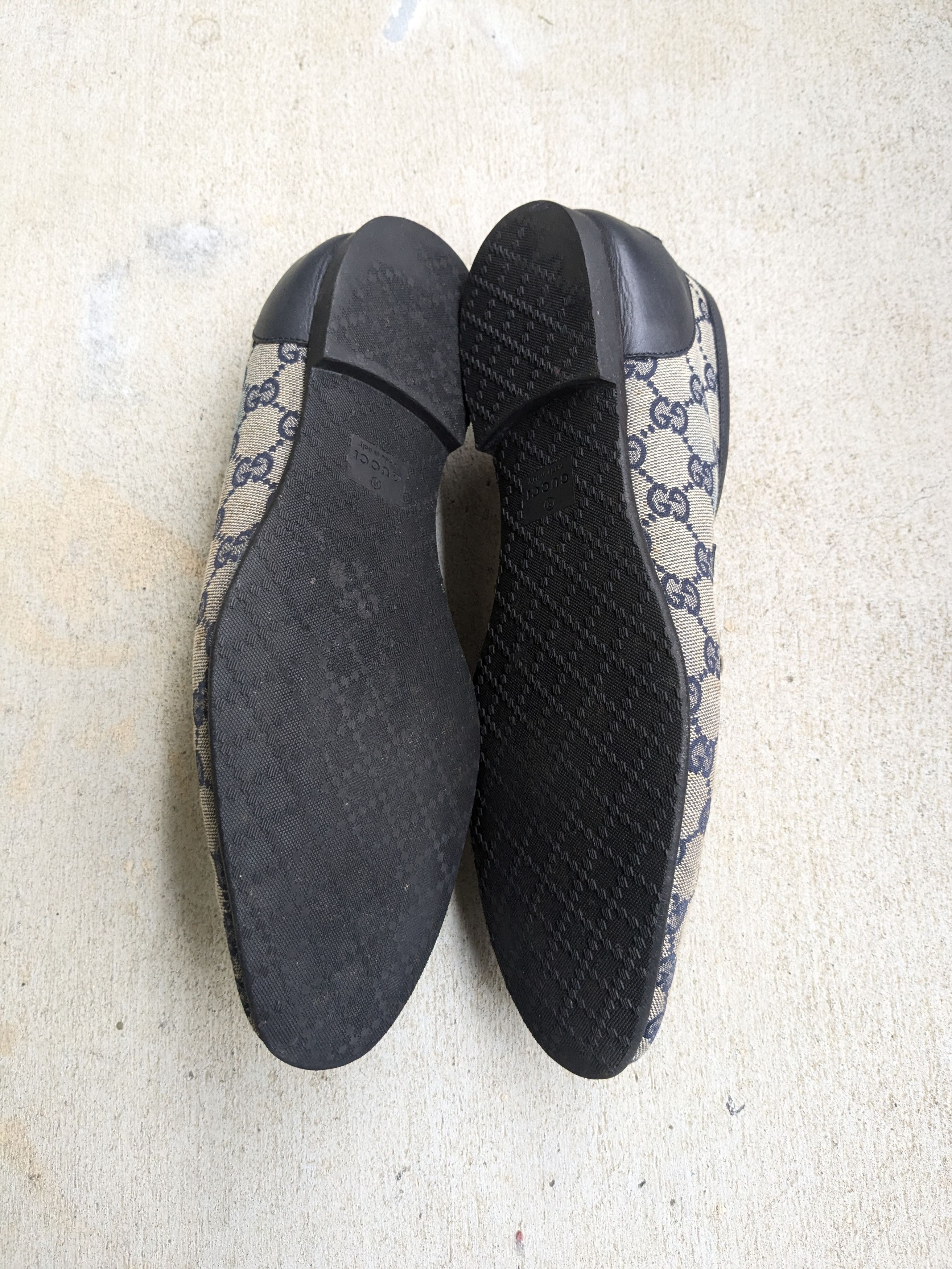 Gucci Gucci Horsebit Loafers Monogram Logo Canvas 8.5 Buckle Size US 8.5 / EU 41-42 - 17 Thumbnail