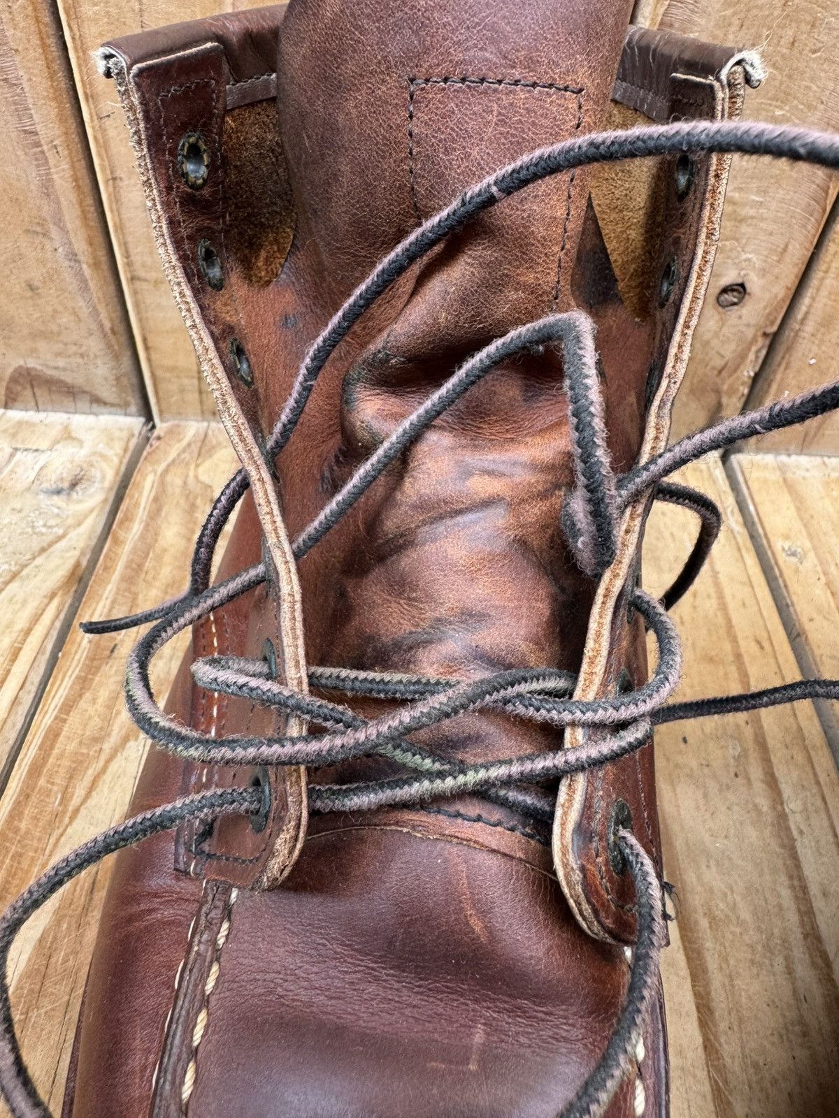 Red Wing Red Wing 1907 Copper Rough Brown Boots UK 7.5 D | EUR 41.5 Size US 8.5 / EU 41-42 - 22 Thumbnail