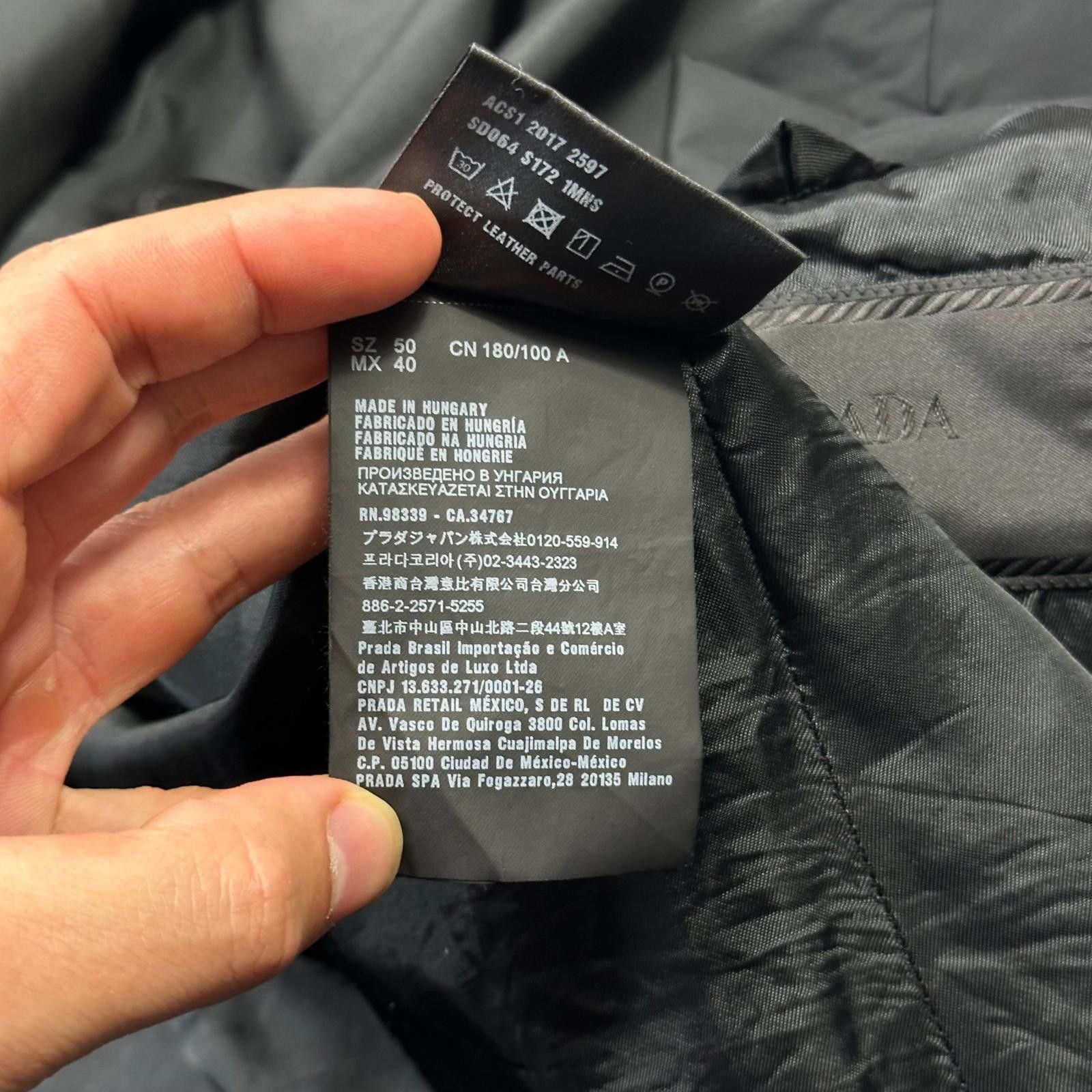 Prada Prada 2017 Nylon Blazer Jacket + Removable Nylon Hood - IT50 Size 38R - 10 Thumbnail