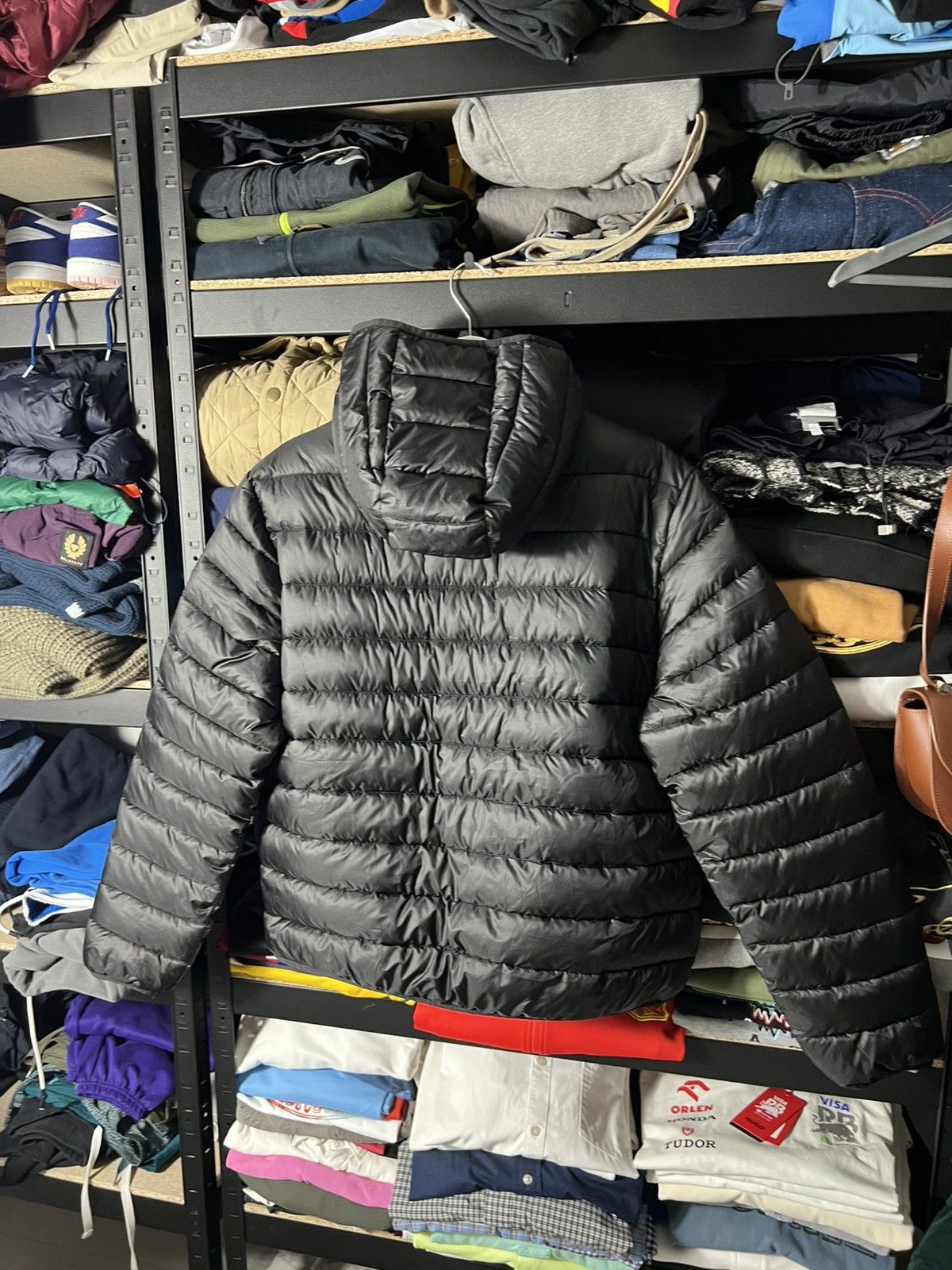 Diesel NWT DIESEL Mens Jacket Black Puffer Quilted Hooded Size XL Size US XL / EU 56 / 4 - 2 Thumbnail