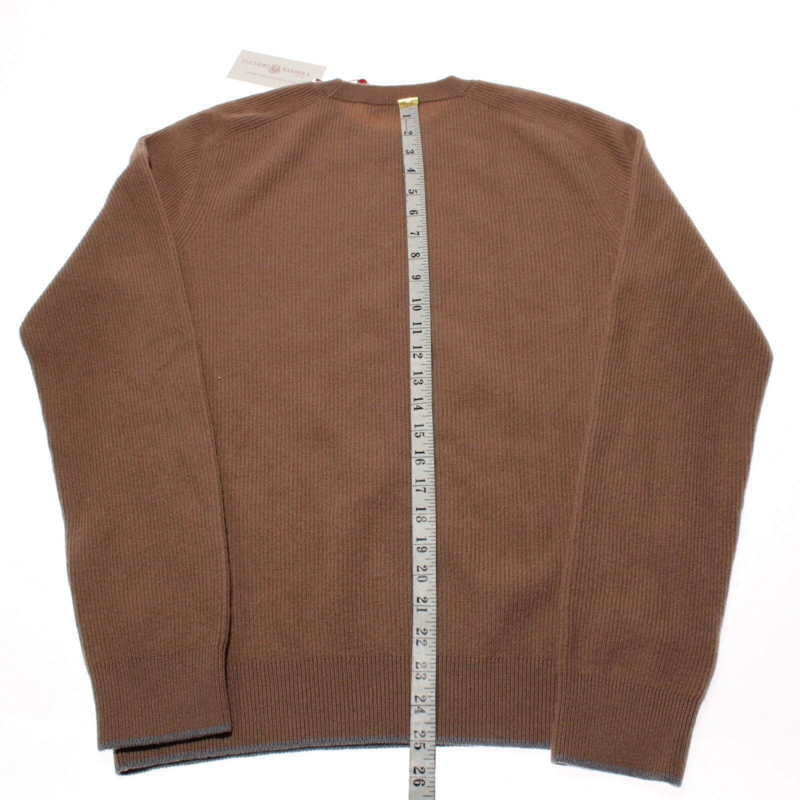 Luciano Barbera Luciano Barbera Sweater Size US M in Brown Size US M / EU 48-50 / 2 - 7 Thumbnail
