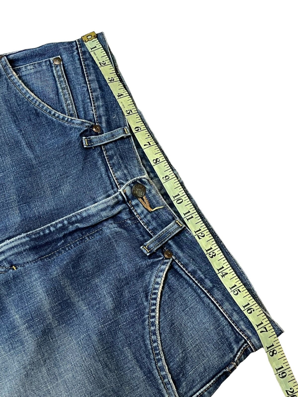 Lee VINTAGE LEE RIDERS REPRO 50s RIPPED HALF SELVEDGE DENIM Size US 35 - 16 Thumbnail