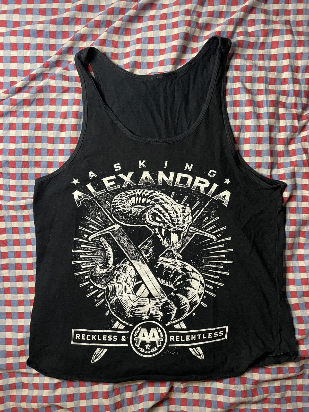 Vintage Vintage 2010 Asking Alexandria tank top Size US L / EU 52-54 / 3 - 1 Thumbnail