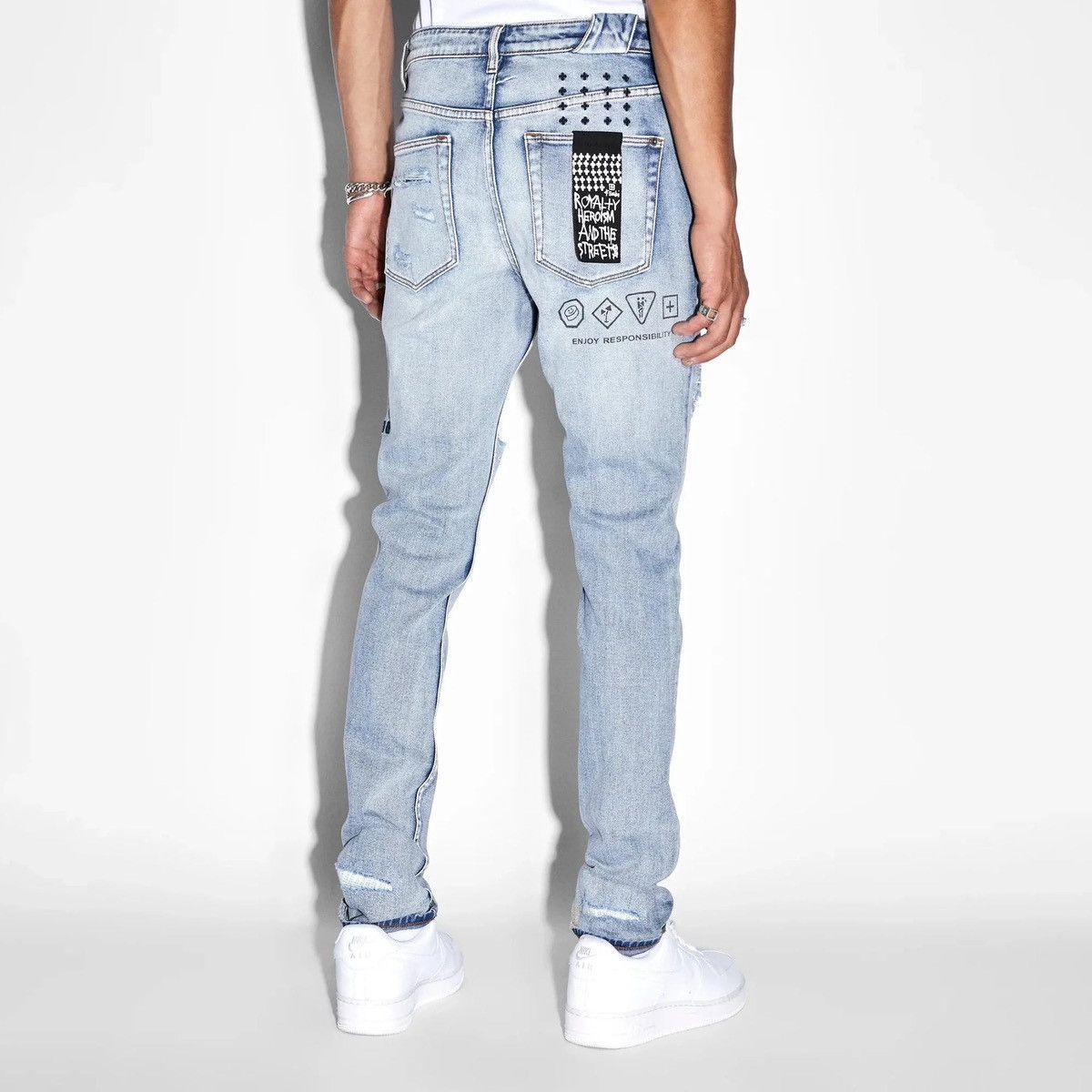 Japanese Brand × Ksubi Ksubi Jeans Chitch Enjoy Trashed size L-XL / 36 NEW with tag Size US 36 / EU 52 - 5 Thumbnail
