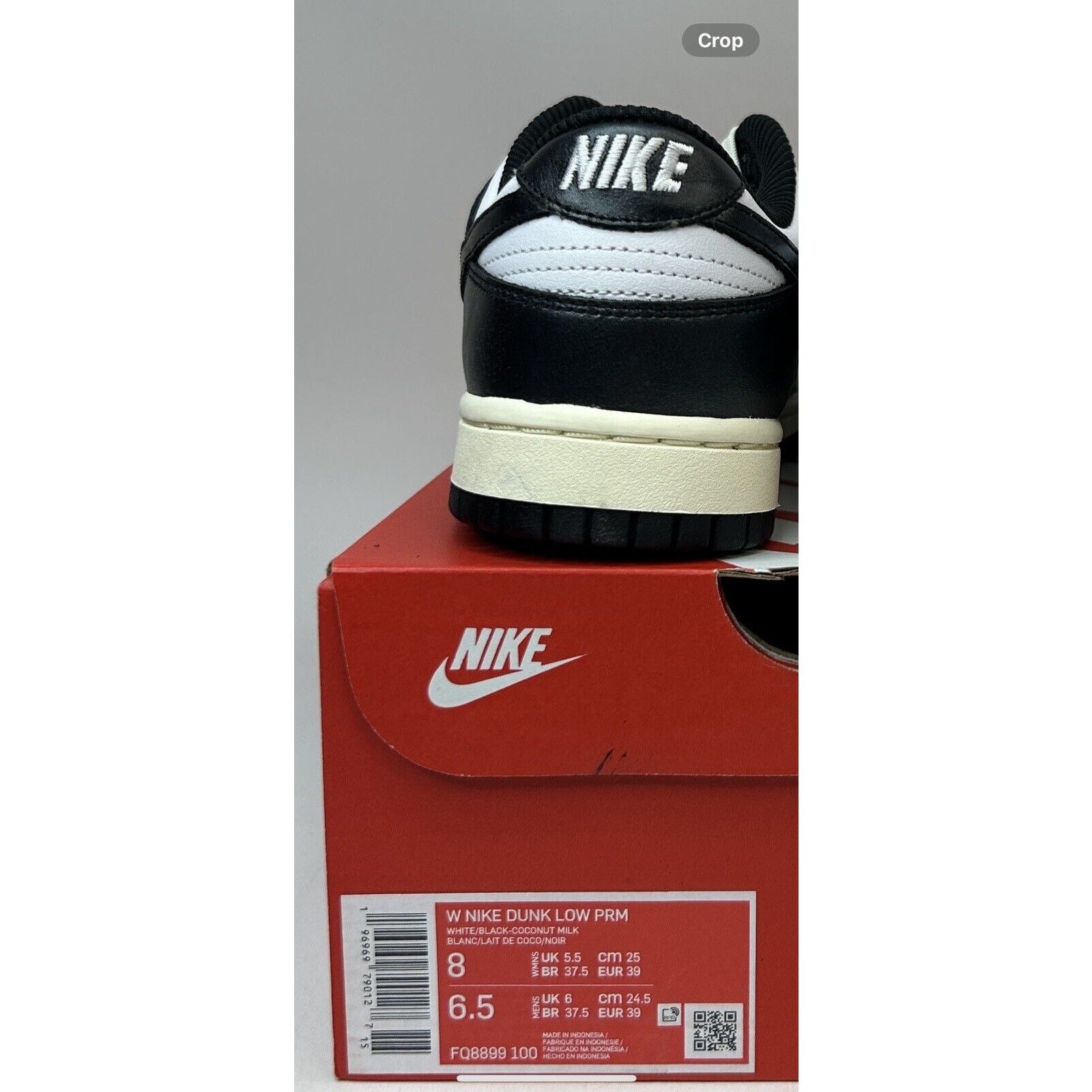 Nike Nike Dunk Low PRM WMNS “Vintage Panda” 2023 Size US 8 / IT 38 - 5 Thumbnail