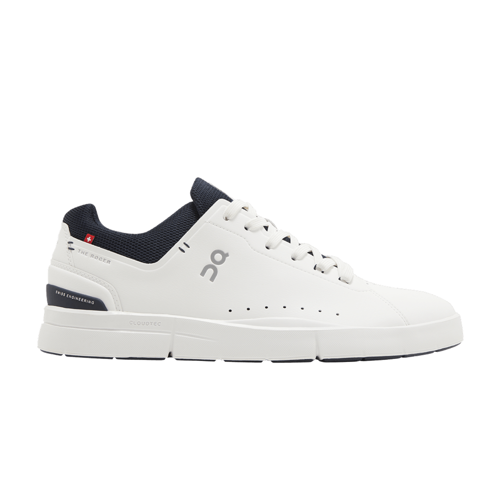 image of On The Roger Advantage White Midnight Shoes, Men's (Size 13)