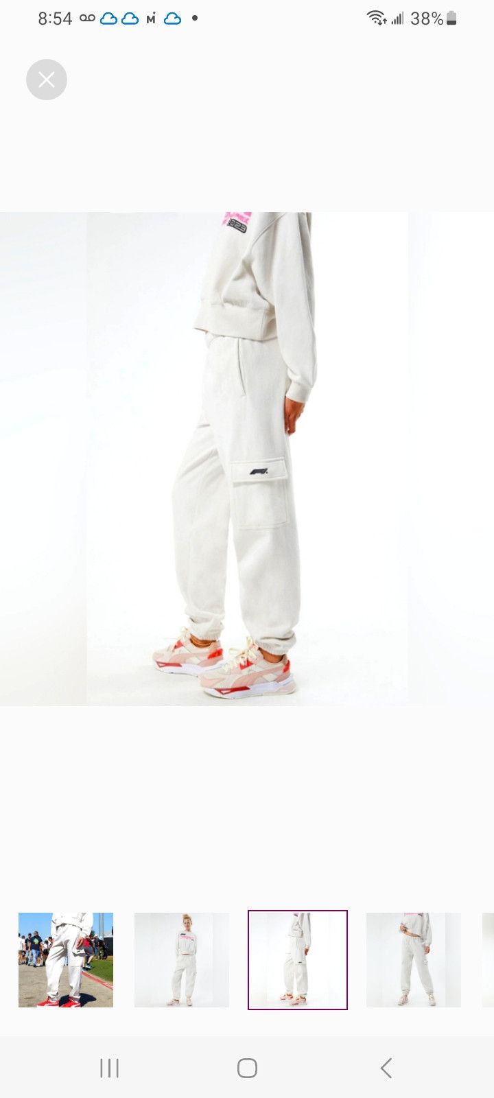 Formula 1 Formula 1 x PacSun Eco Cargo Sweatpants Size 32" / US 10 / IT 46 - 1 Thumbnail