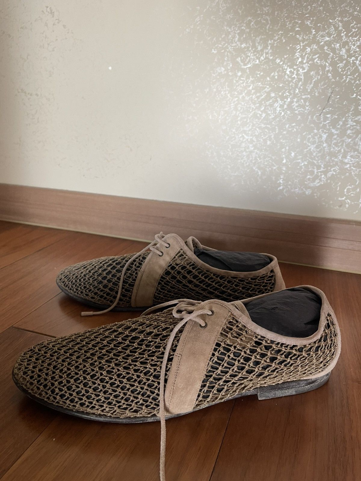 Saint Laurent Paris Saint Laurent net design derby Size US 10 / EU 43 - 2 Thumbnail