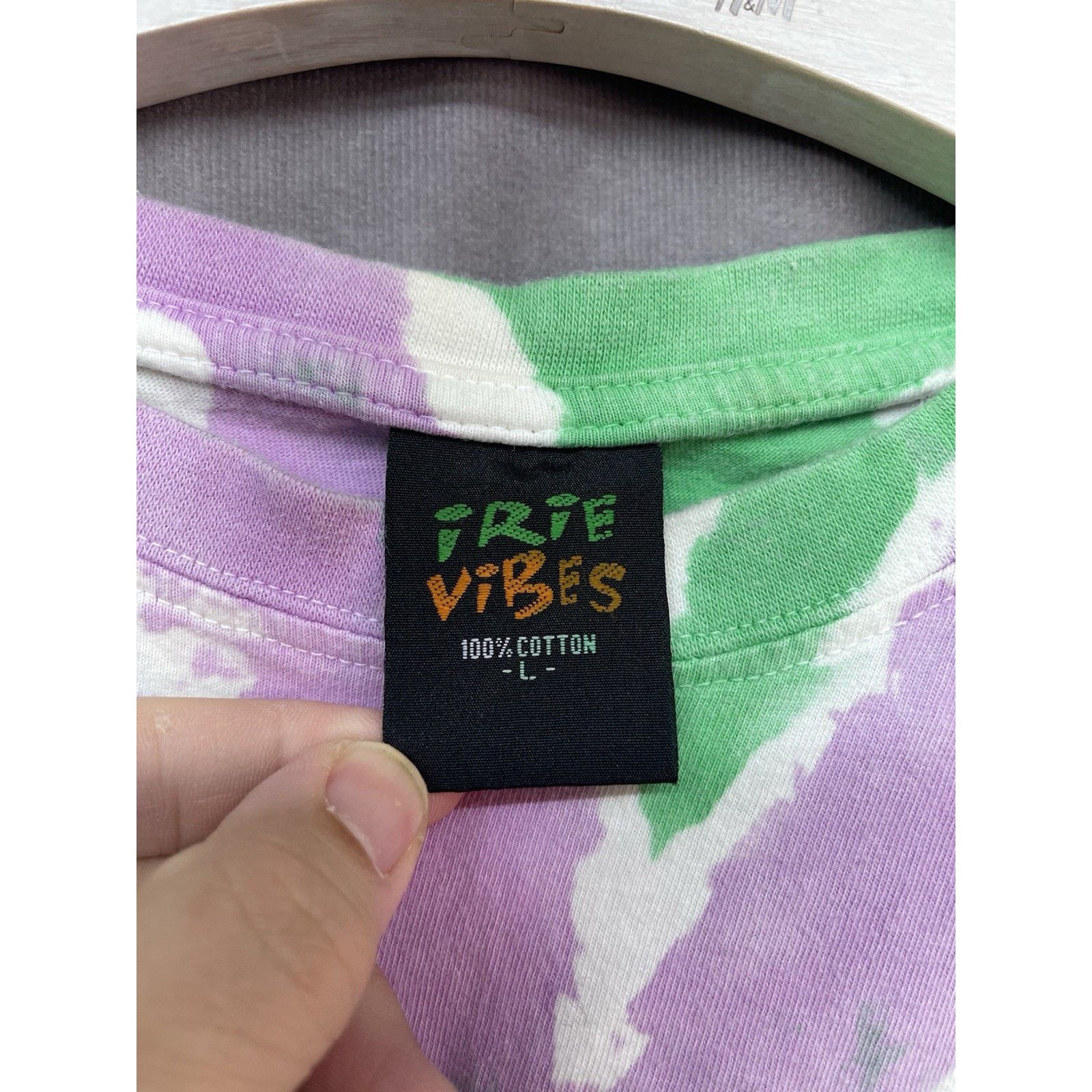 Other Vintage 90s Y2K Jamaica Purple Tie Dye Large Been Trill Irie Size US L / EU 52-54 / 3 - 3 Thumbnail