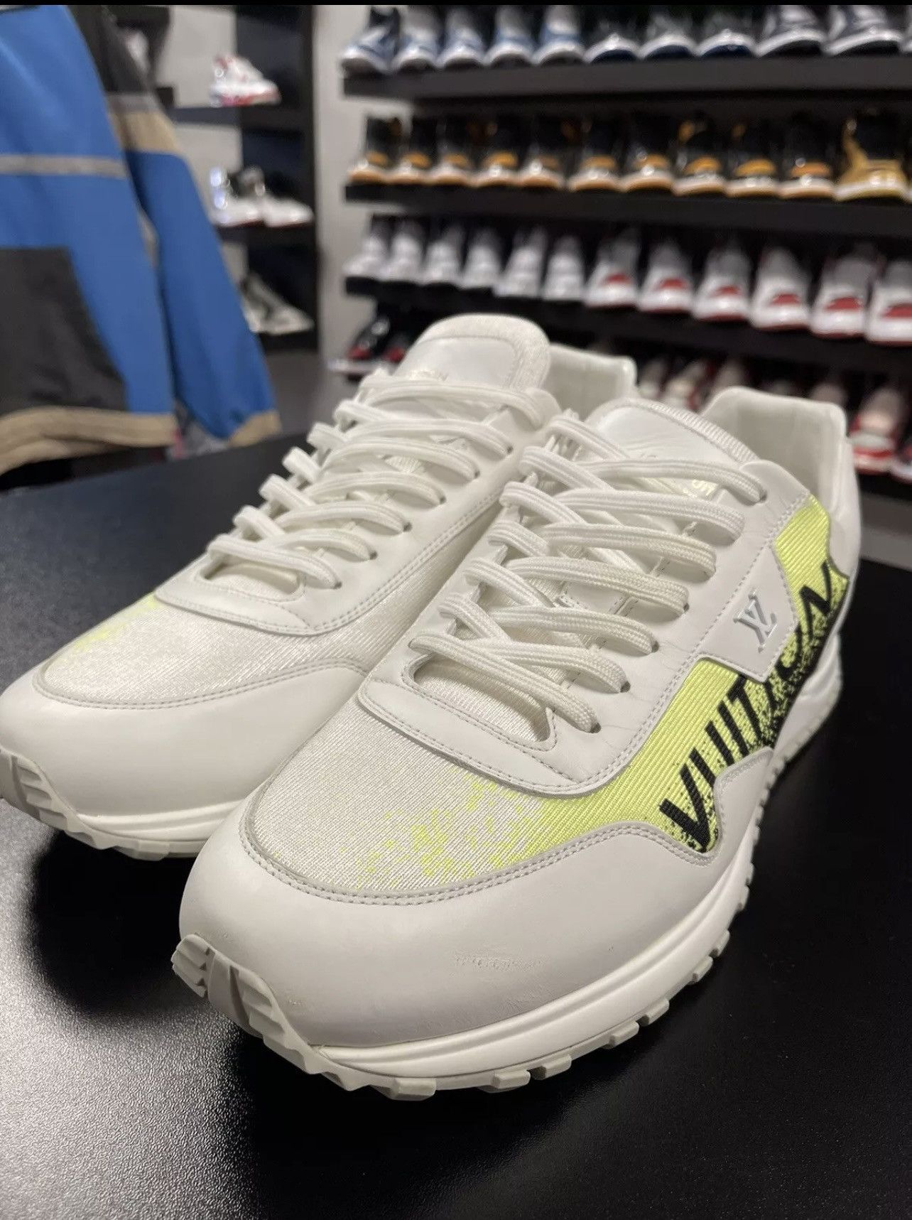 Louis Vuitton Size 10.5US/9.5LV - Louis Vuitton Run Away Sneaker Neon Size US 10.5 / EU 43-44 - 9 Thumbnail