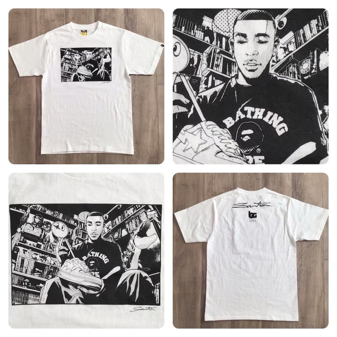 Bape BAPE x Santa Inoue BAPE GALLERY ART T-shirt a bathing ape Size US S / EU 44-46 / 1 - 1 Thumbnail