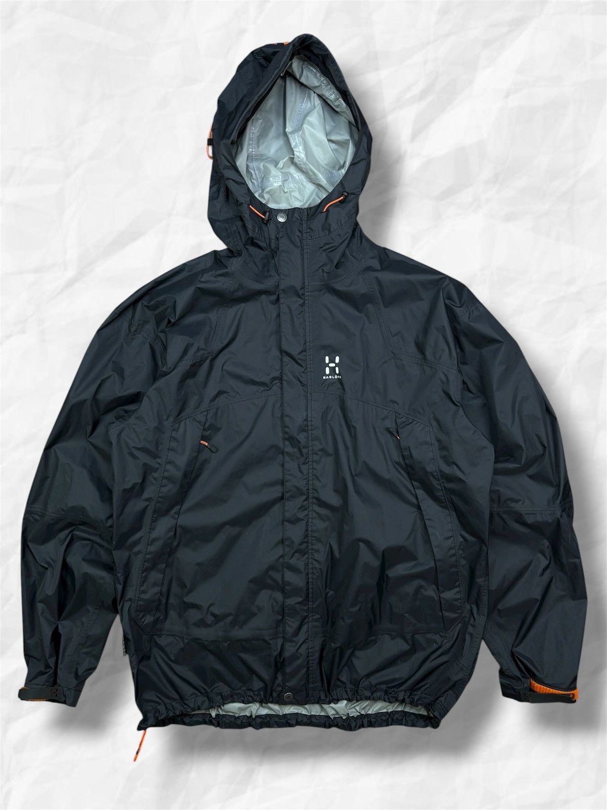 Haglofs Haglofs Gore-tex Outdoor Black Jacket Y2K Size US XL / EU 56 / 4 - 1 Thumbnail