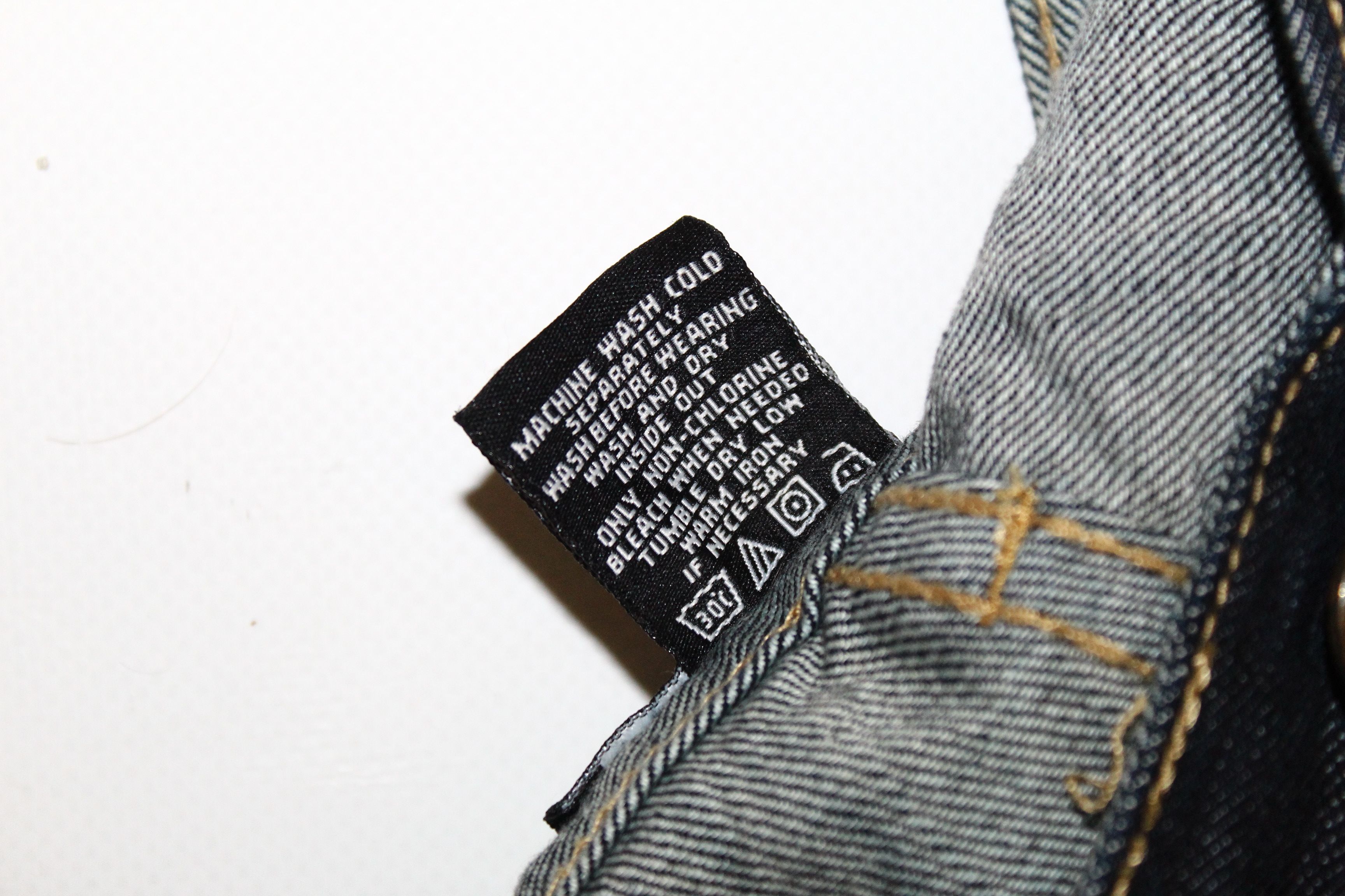 Alpinestars Vtg Alpinestars Rigid Selvedge Raw Denim Baggy Jeans Size US 34 / EU 50 - 11 Thumbnail