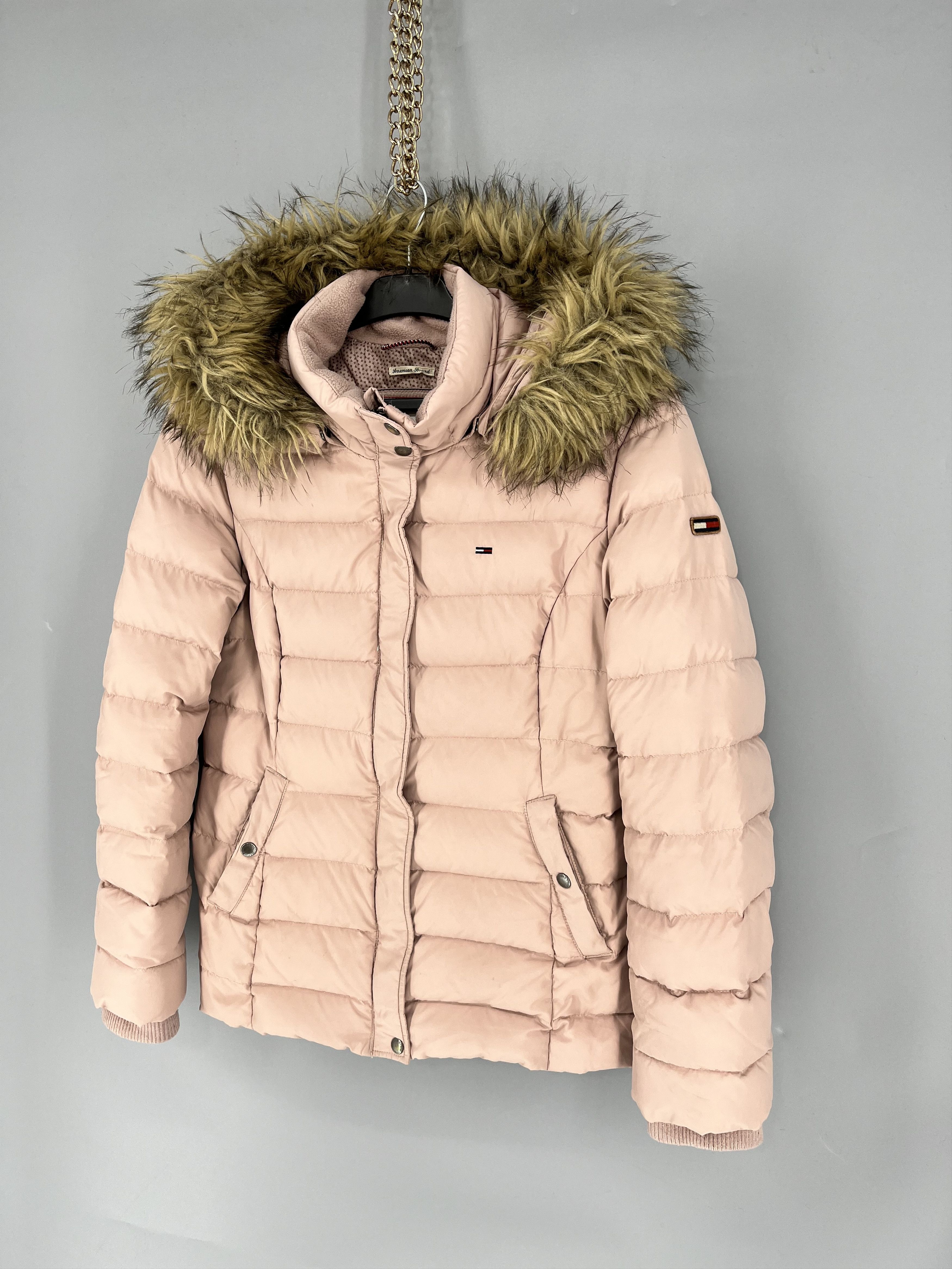 Tommy Hilfiger Coat Tommy Hilfiger Casual Puffer Jacket With Zip Hoodie Y2k Size M / US 6-8 / IT 42-44 - 3 Thumbnail