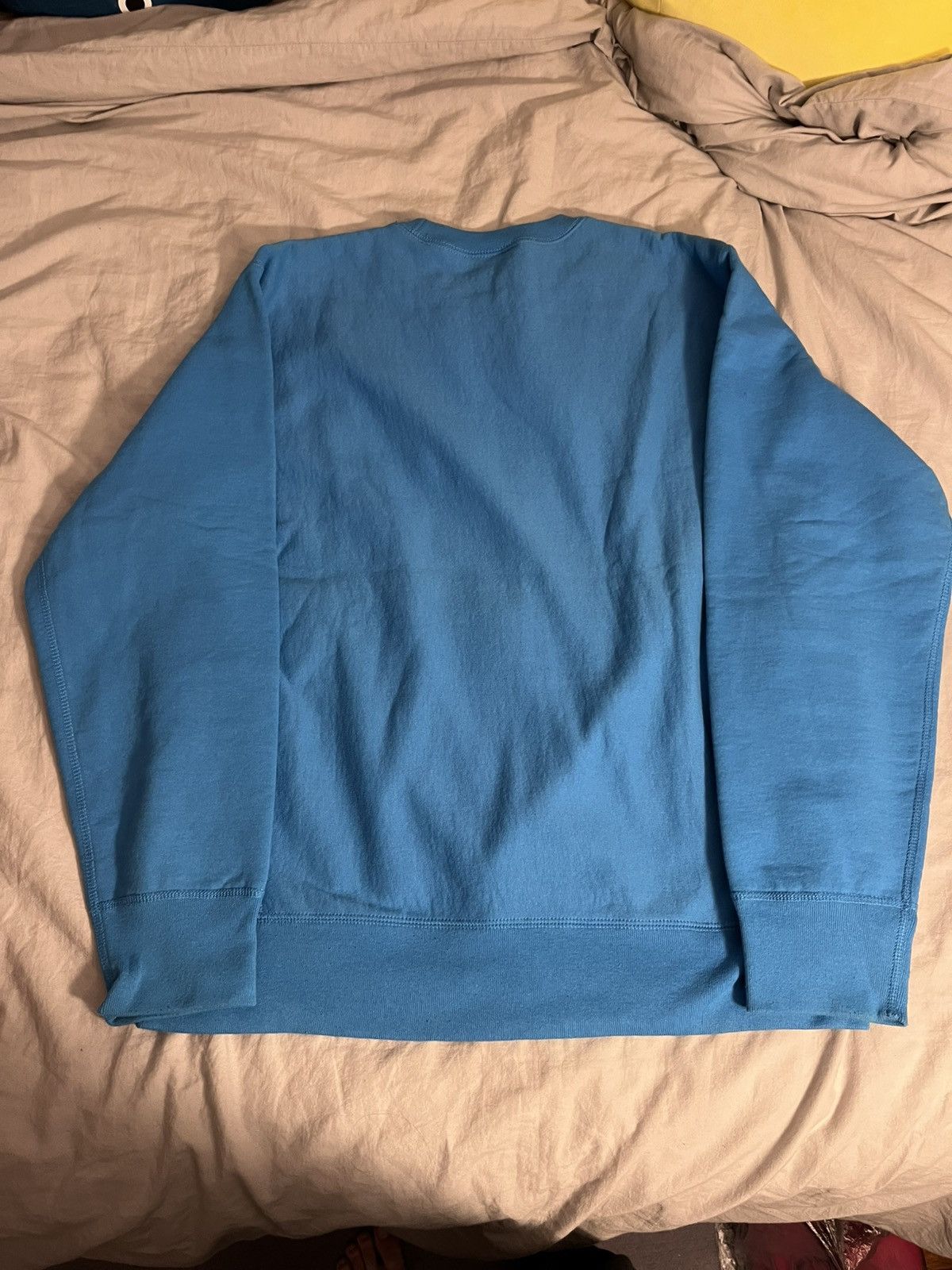 Supreme Supreme bright royal blue box logo crewneck Size US L / EU 52-54 / 3 - 9 Thumbnail