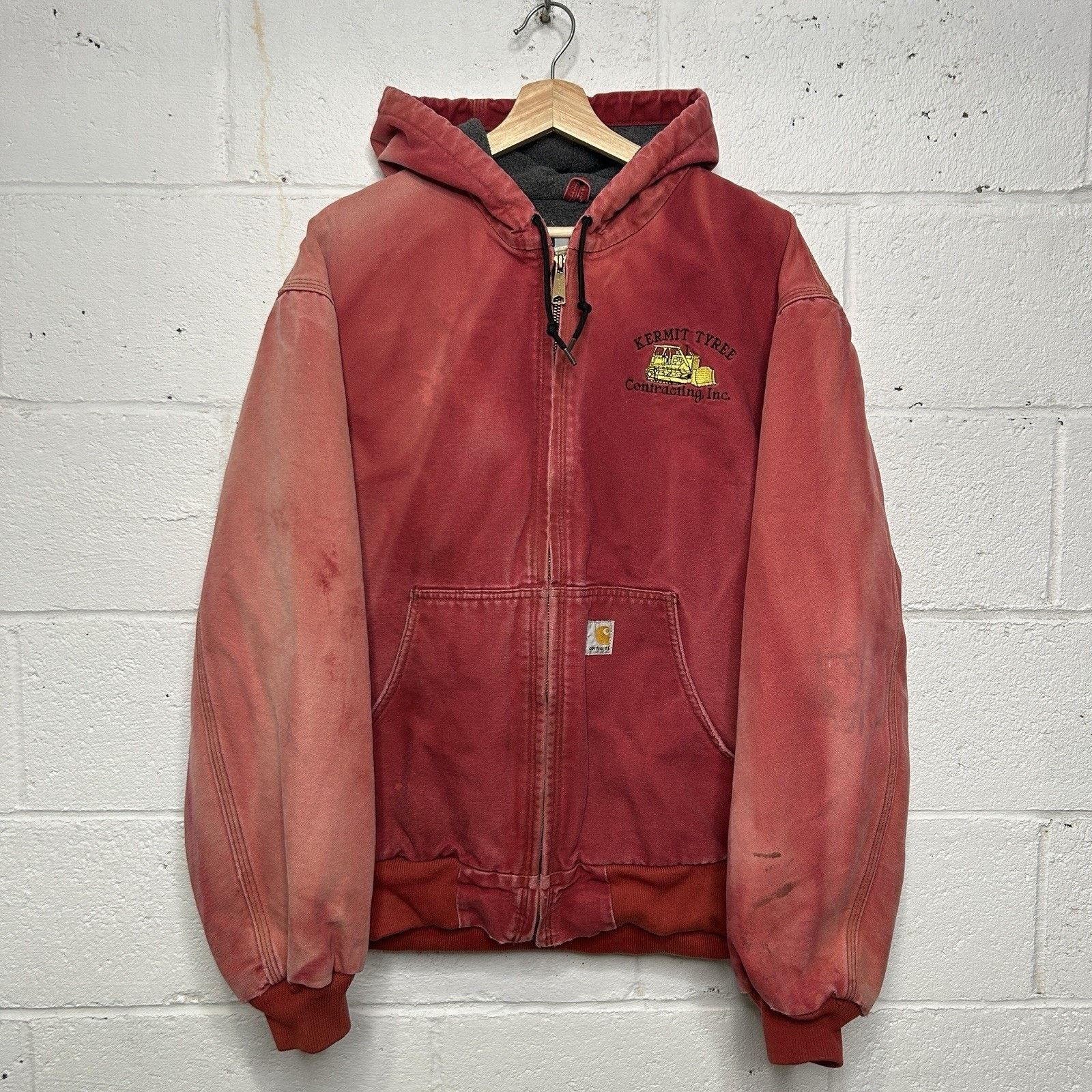 Carhartt Vintage Carhartt Fleece-Lined Active Jacket “Dark Red” J158 Size US XL / EU 56 / 4 - 1 Thumbnail