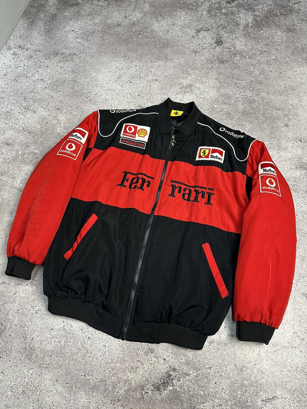 Ferrari × Formula 1 × Vintage Vintage Ferrari Marlboro Jacket Schumacher Embroidered Logo Size US L / EU 52-54 / 3 - 3 Thumbnail