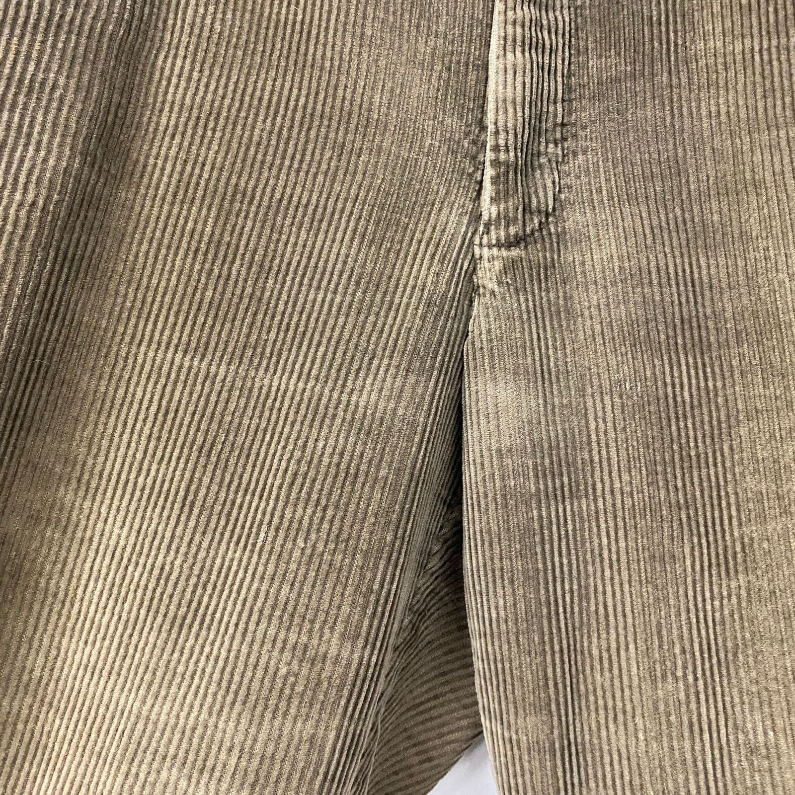 Savane Savane Mens Size 36 x 29 Earth Green Corduroy Trousers Pants Size 36" / US 14 / IT 50 - 8 Thumbnail