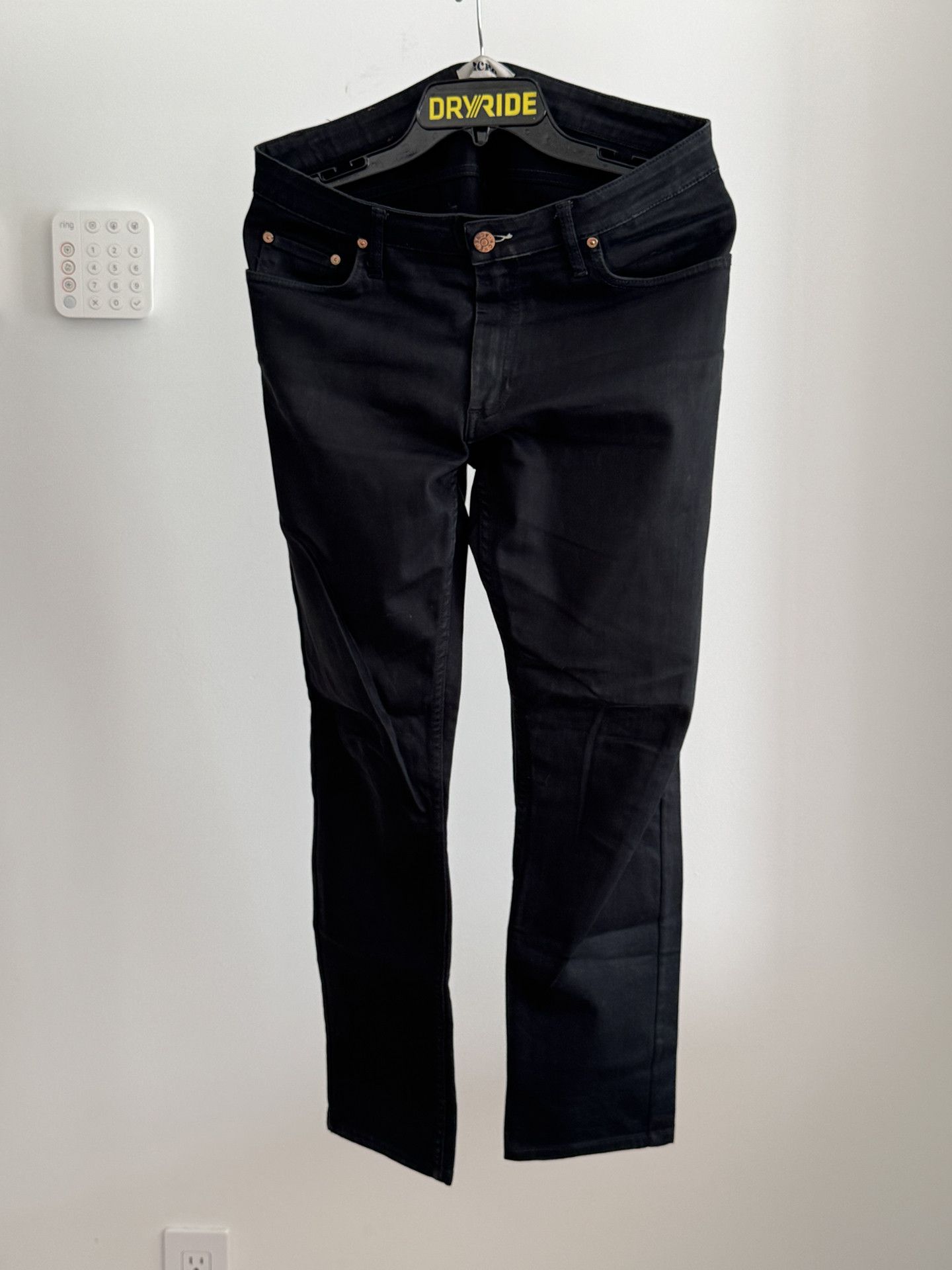 Acne Studios Acne - Flex Wet Black Denim Size US 33 - 1 Thumbnail