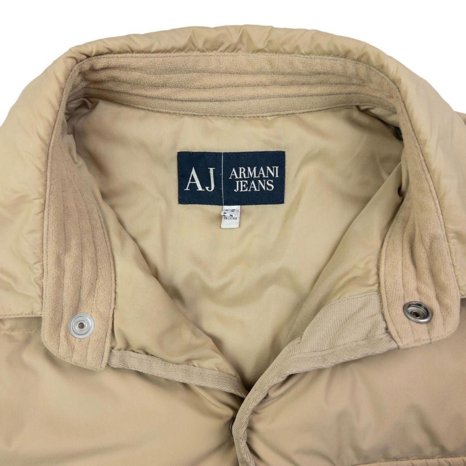 Other Vintage Armani Jeans Button Up Puffer Jacket Size L Size US L / EU 52-54 / 3 - 4 Thumbnail