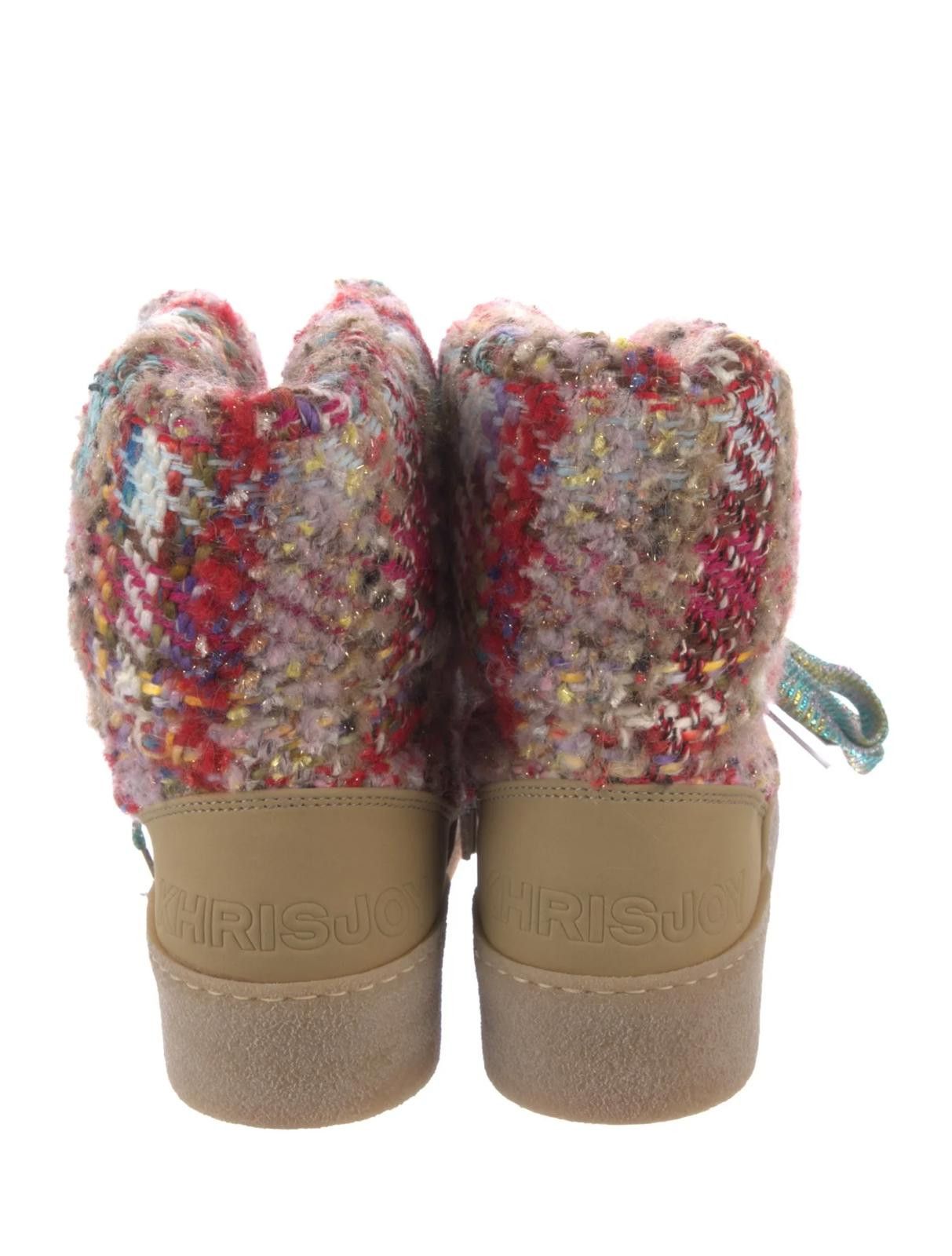 Khrisjoy Khrisjoy Tweed Pattern Boots US10 Size US 10 / IT 40 - 4 Thumbnail