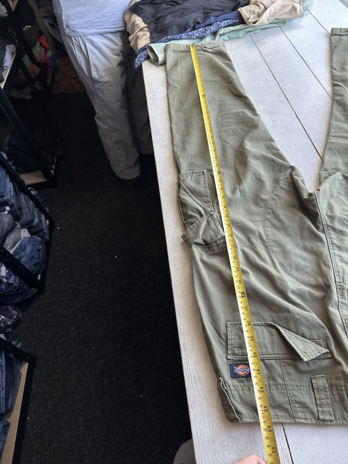 Dickies OLIVE DICKIES 🚨 CARGO PANTS Y2K SK8 BAGGY MULTIPOCKET Size US 30 / EU 46 - 17 Thumbnail