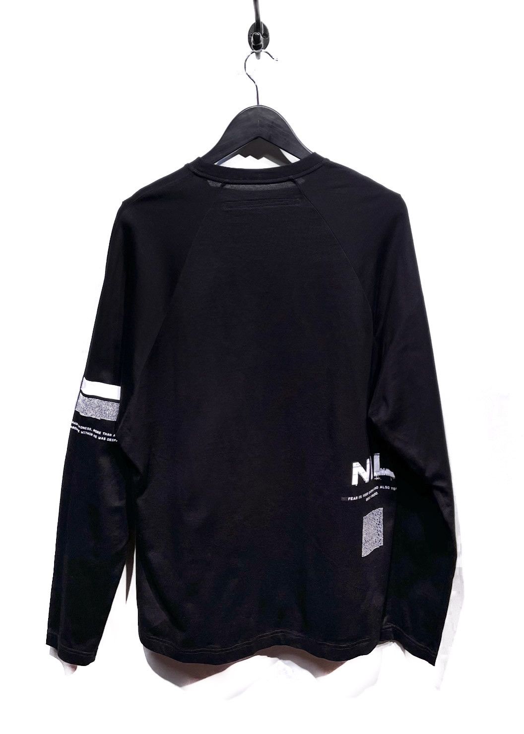 NILOS Nilos Julius "Fear Is Your Enemy" Black Long Sleeves Tee Size US S / EU 44-46 / 1 - 3 Thumbnail