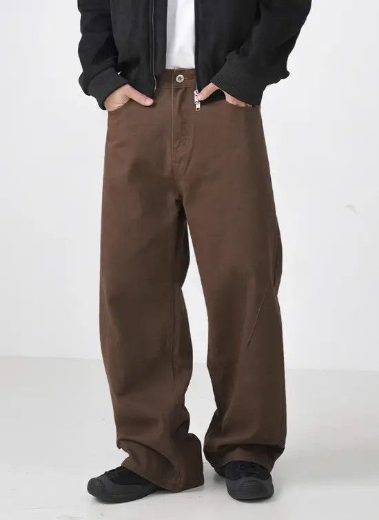 Japanese Brand Hazuki x Aoki Brown Vintage Straight Cargo Casual Jeans Size US 32 / EU 48 - 6 Thumbnail