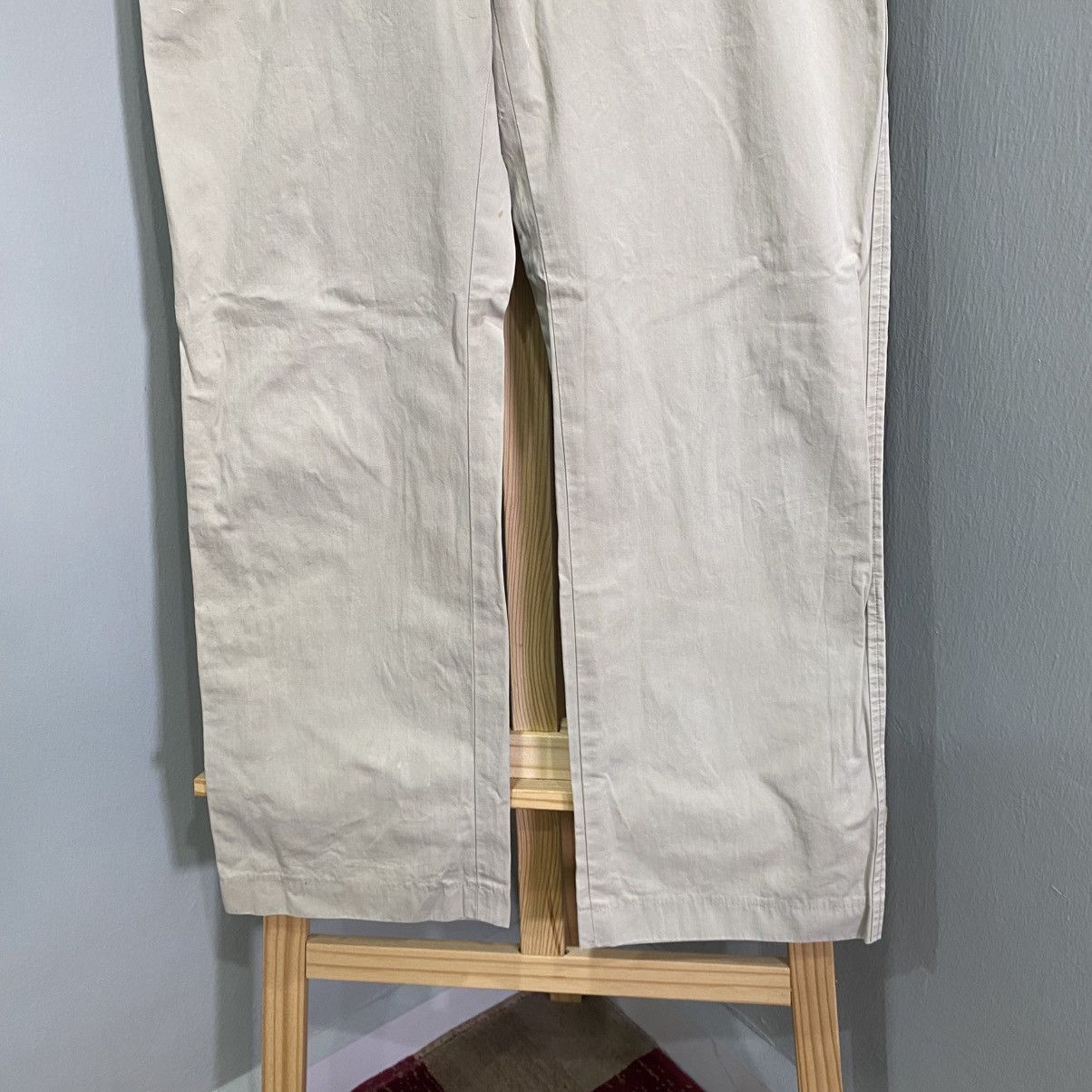 Dolce & Gabbana Vintage Dolce & Gabbana Khaki Cargo Chino Pants - Cream Size US 34 / EU 50 - 4 Thumbnail
