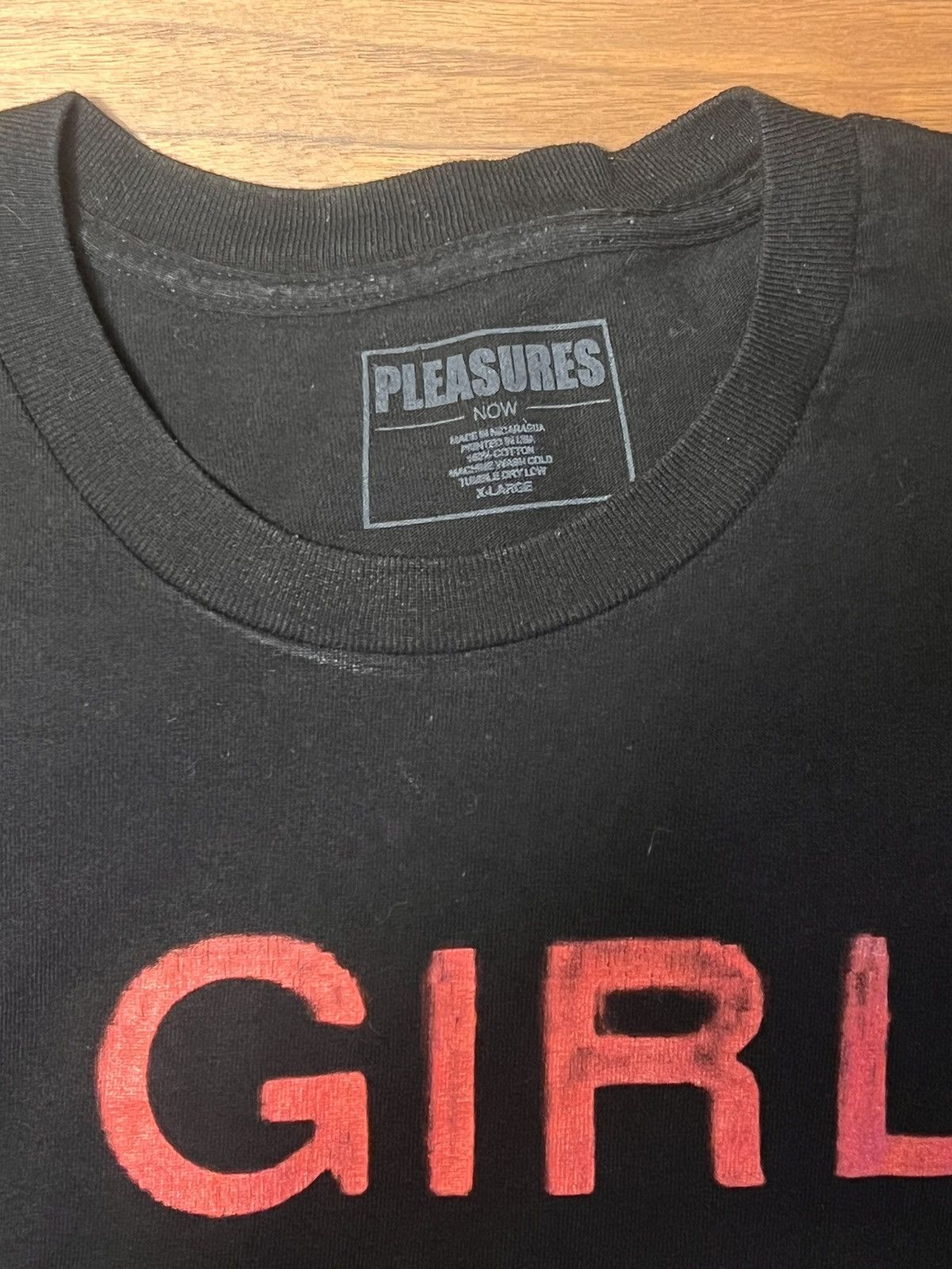 Pleasures 🚨GIRL IS A GUN PLEASURES T-SHIRT Size US XL / EU 56 / 4 - 5 Thumbnail