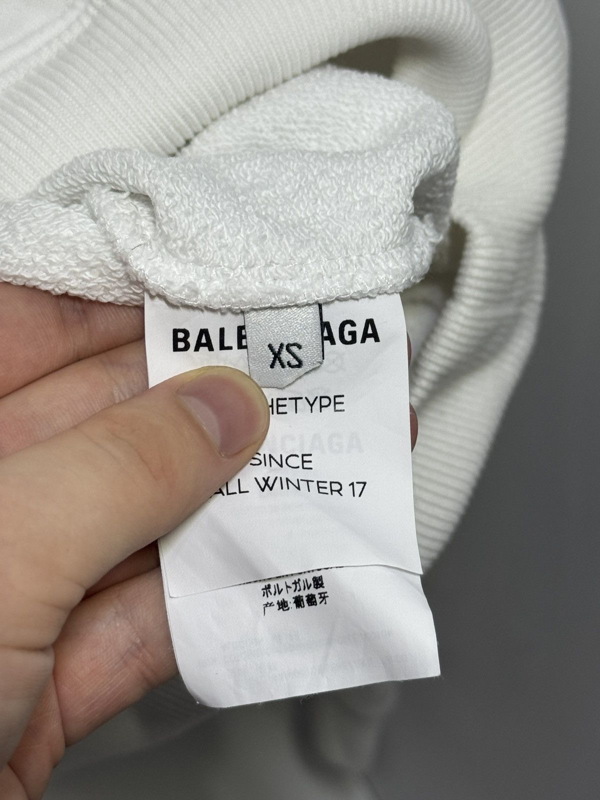 Balenciaga ✅Balenciaga logo white oversize hoodie Size US XS / EU 42 / 0 - 4 Thumbnail