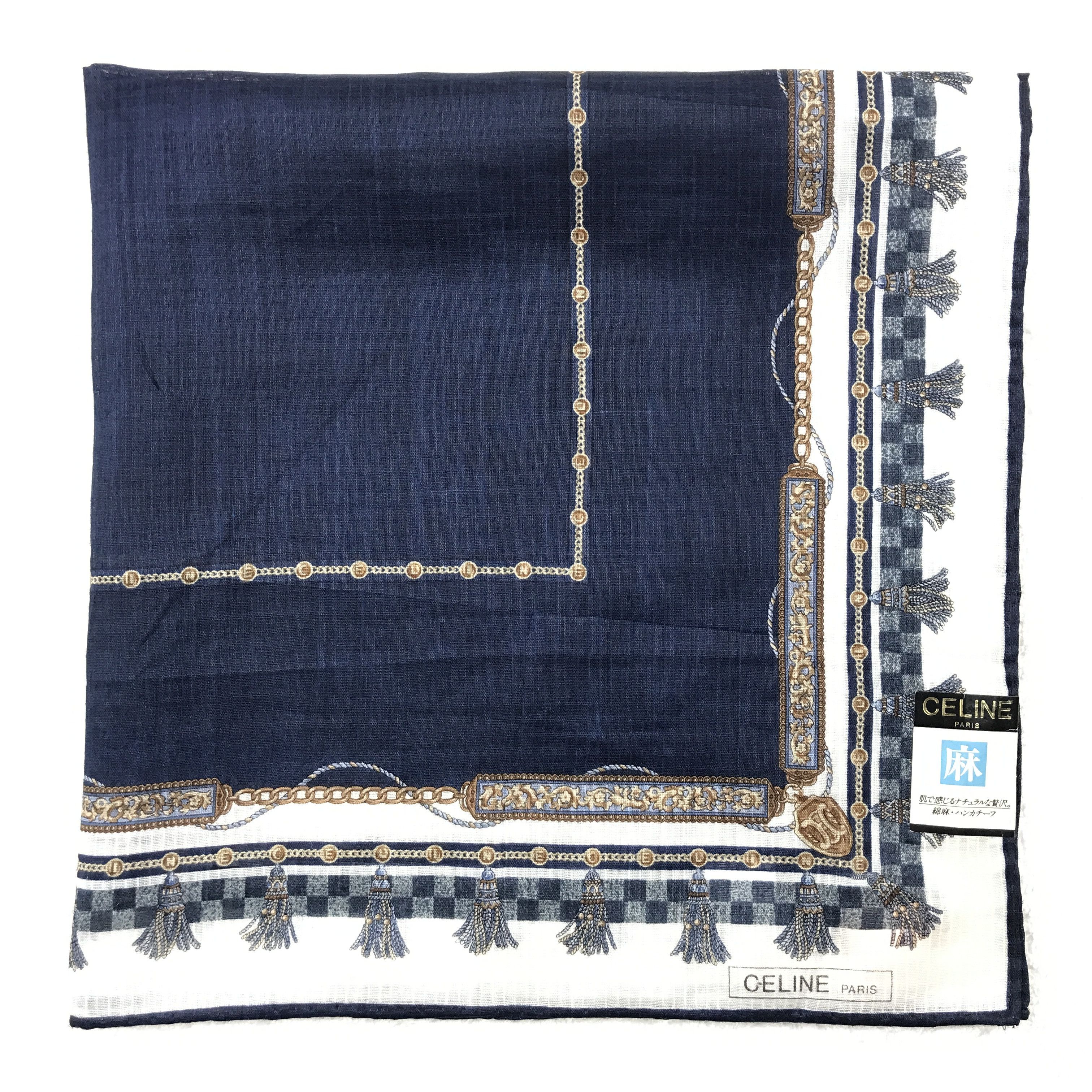 Celine × Vintage Vintage Celine Bandana Neckerchief Handkerchief Size ONE SIZE - 3 Thumbnail