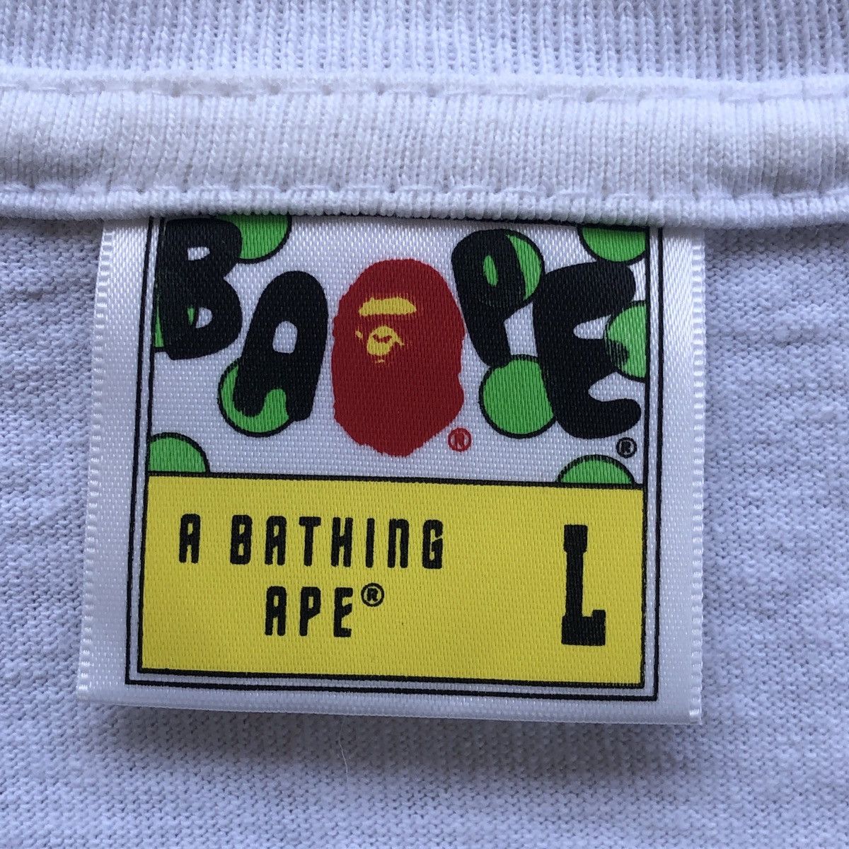 Bape × Keith Haring RARE A Bathing Ape x Keith Haring Dancing Dog Barking Tee Size US L / EU 52-54 / 3 - 5 Thumbnail