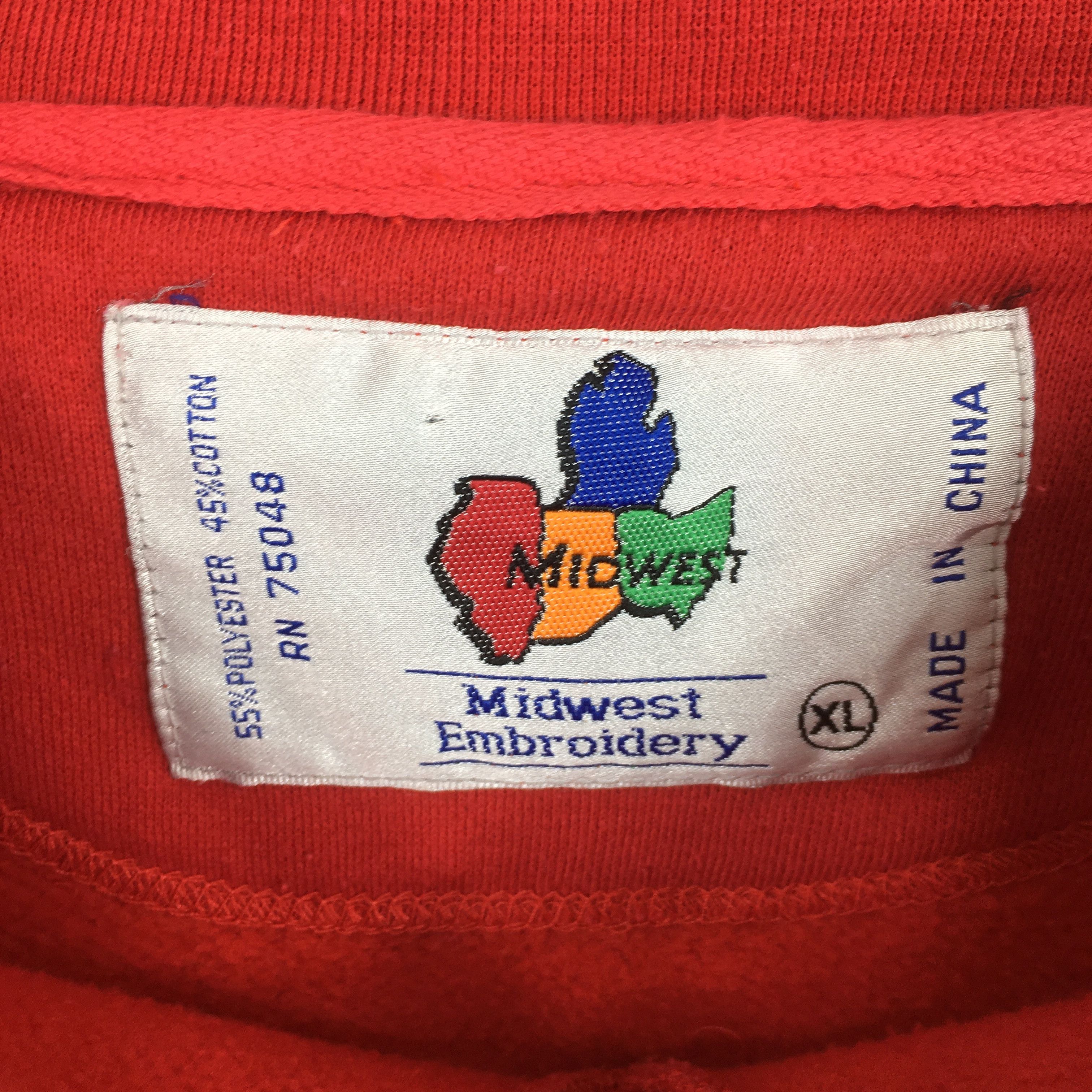 NCAA Vintage 90s Wisconsin Badgers Umich Sweatshirt XLarge Size US XL / EU 56 / 4 - 5 Thumbnail