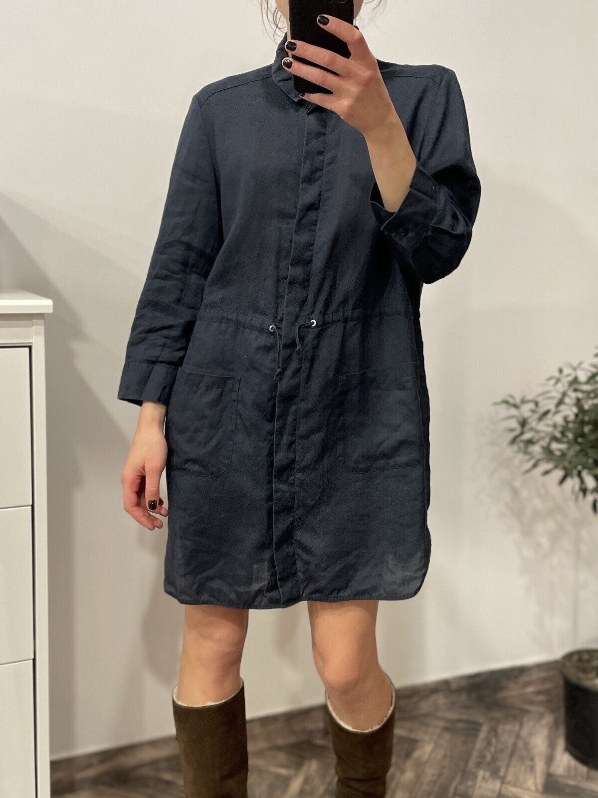 Weekend Max Mara Weekend Max Mara Linen Dress Size US12 UK14 Size XL / US 12-14 / IT 48-50 - 6 Thumbnail