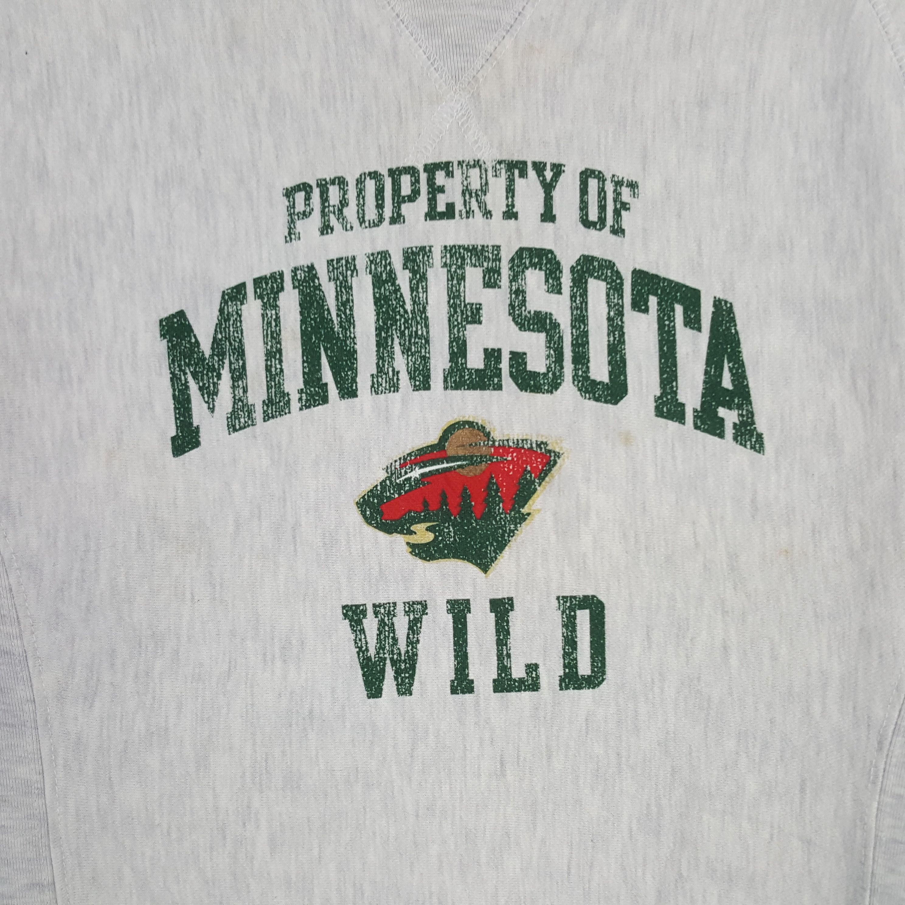 Vintage Vintage Property Of Minnesota Wild Sweatshirt Size US S / EU 44-46 / 1 - 2 Thumbnail