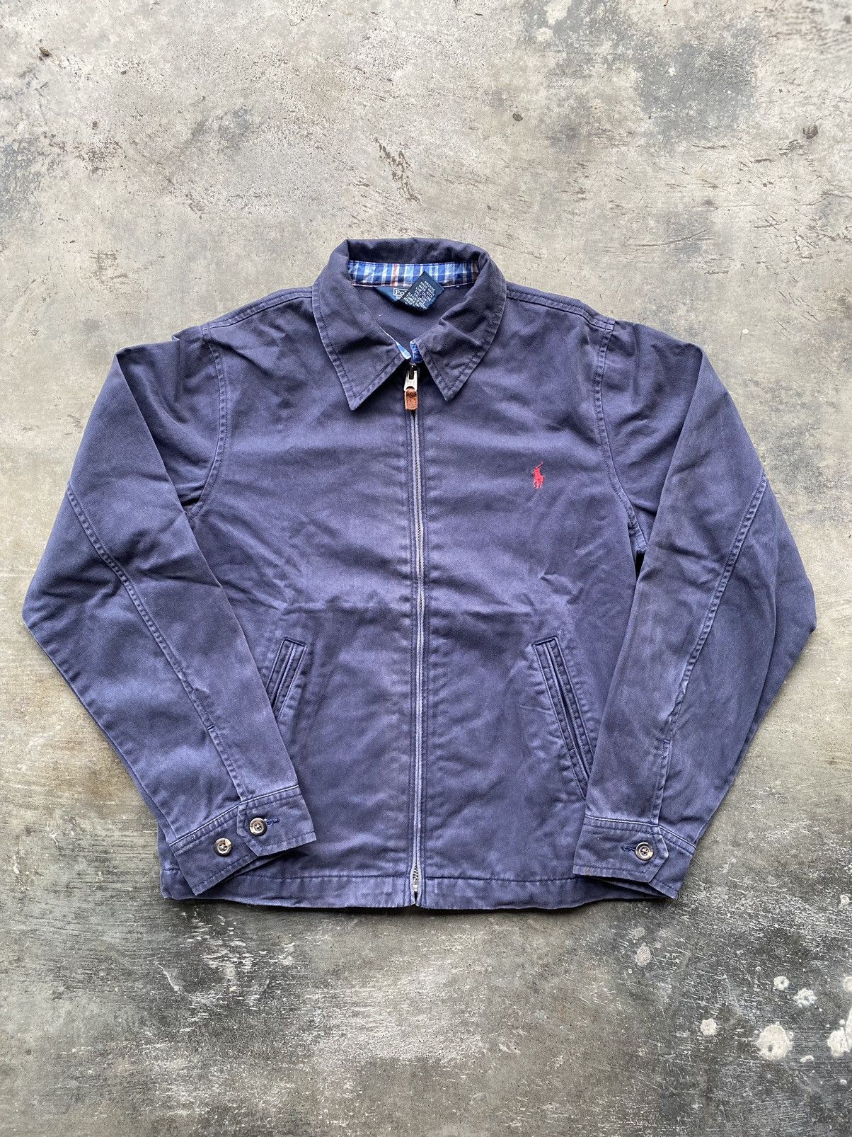 Polo Ralph Lauren × Vintage 90’s workjacket polo ralph lauren Size US S / EU 44-46 / 1 - 1 Thumbnail