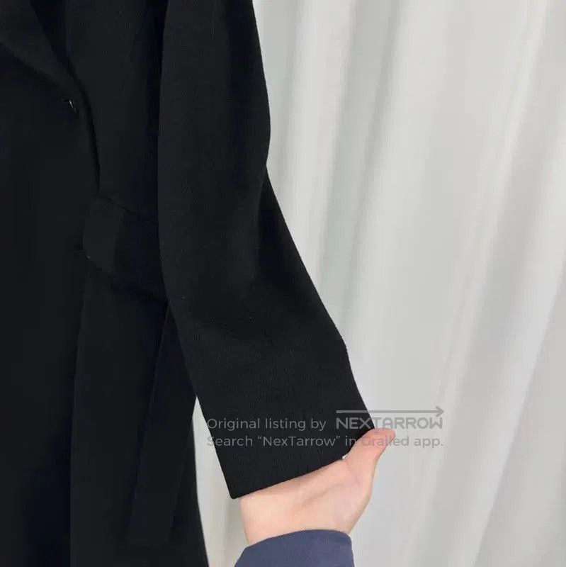 Max Mara MaxMara Black Cashmere Long Coat for Women . Size M / US 6-8 / IT 42-44 - 4 Thumbnail