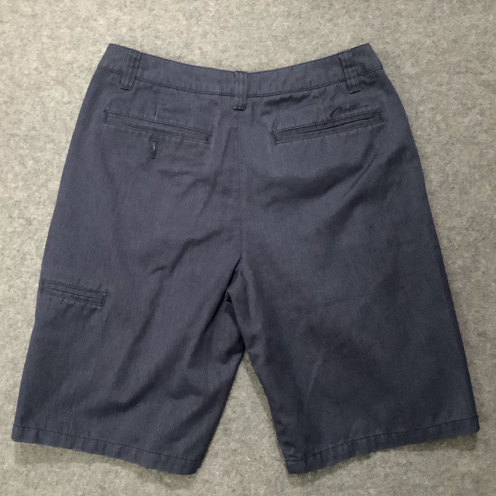 O'Neill O’Neill Blue Relaxed Fit Mens Surf Skate Shorts Pockets 30” Slim Zip Front Embroidered Logo Pattern Solid Casual American Mens Size US 30 / EU 46 - 4 Thumbnail
