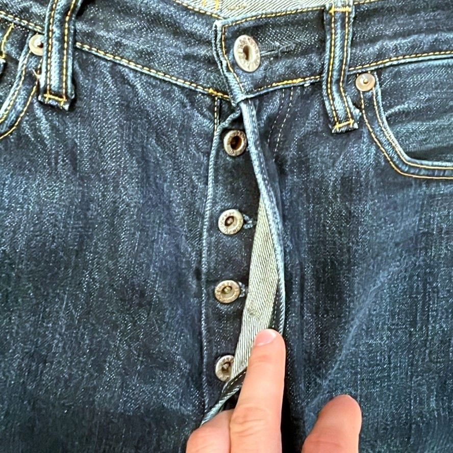 Kapital Vintage grail Kapital Dark Indigo Denim Jeans – Size 32 – Size US 32 / EU 48 - 4 Thumbnail