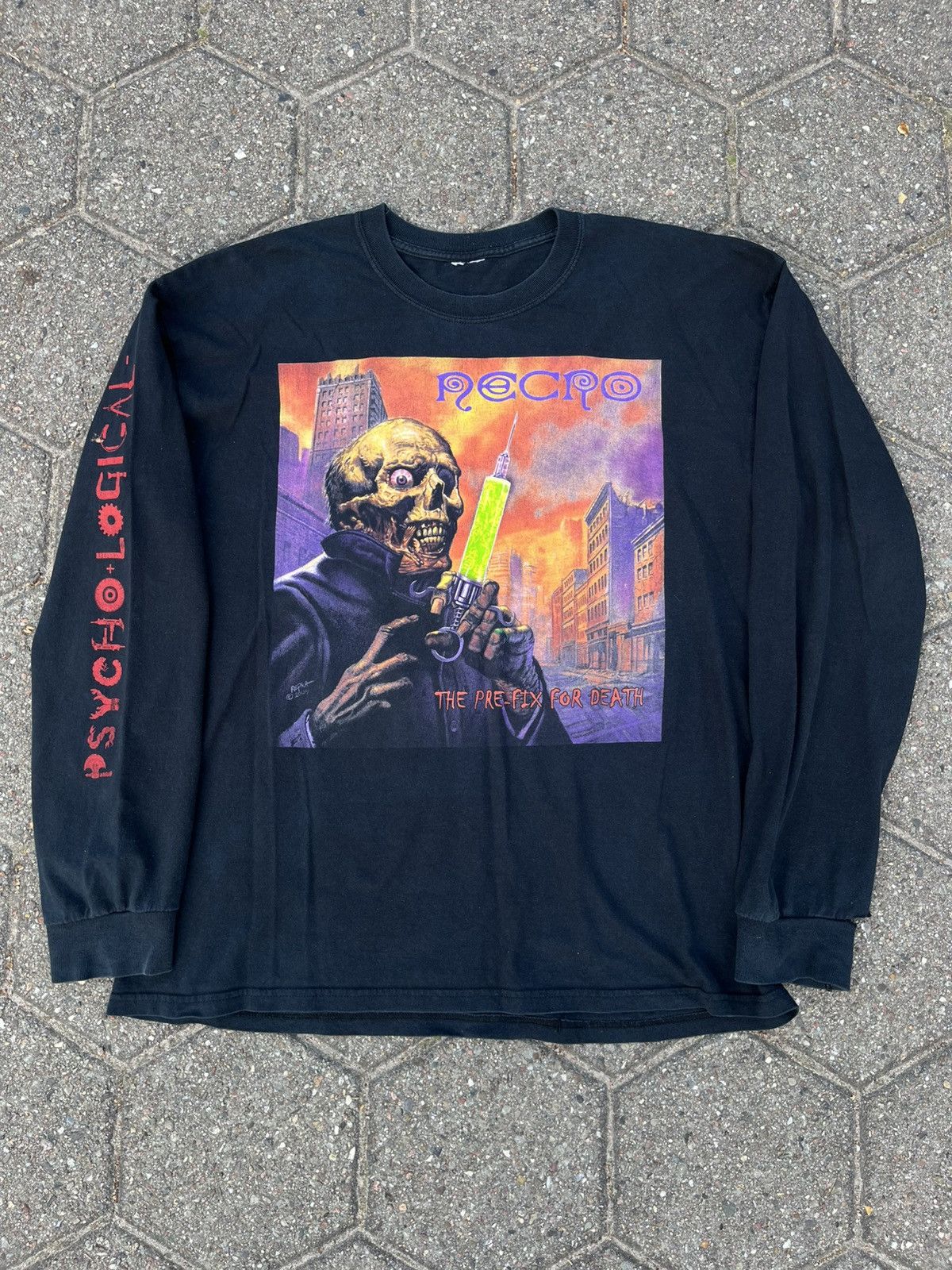 Rap Tees 2004 Necro Pre-Fix for Death Horrorcore Rap Band Tee XL Size US XL / EU 56 / 4 - 3 Thumbnail