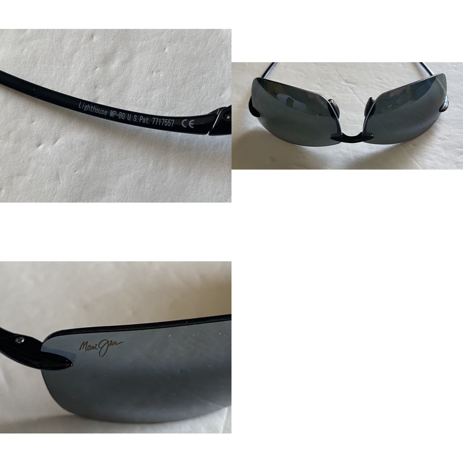 Maui Jim VINTAGE Maui Jim MJ Sport Sunglasses MJ-423-02 With Case Made In Japan Unisex Adults Black Sports 90s Mens Womens Size ONE SIZE - 8 Thumbnail