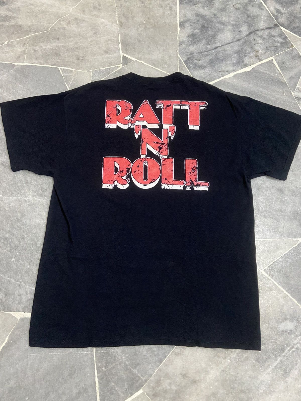 Band Tees × Vintage RARE Vintage Ratt N Roll Tee Size US XL / EU 56 / 4 - 6 Thumbnail