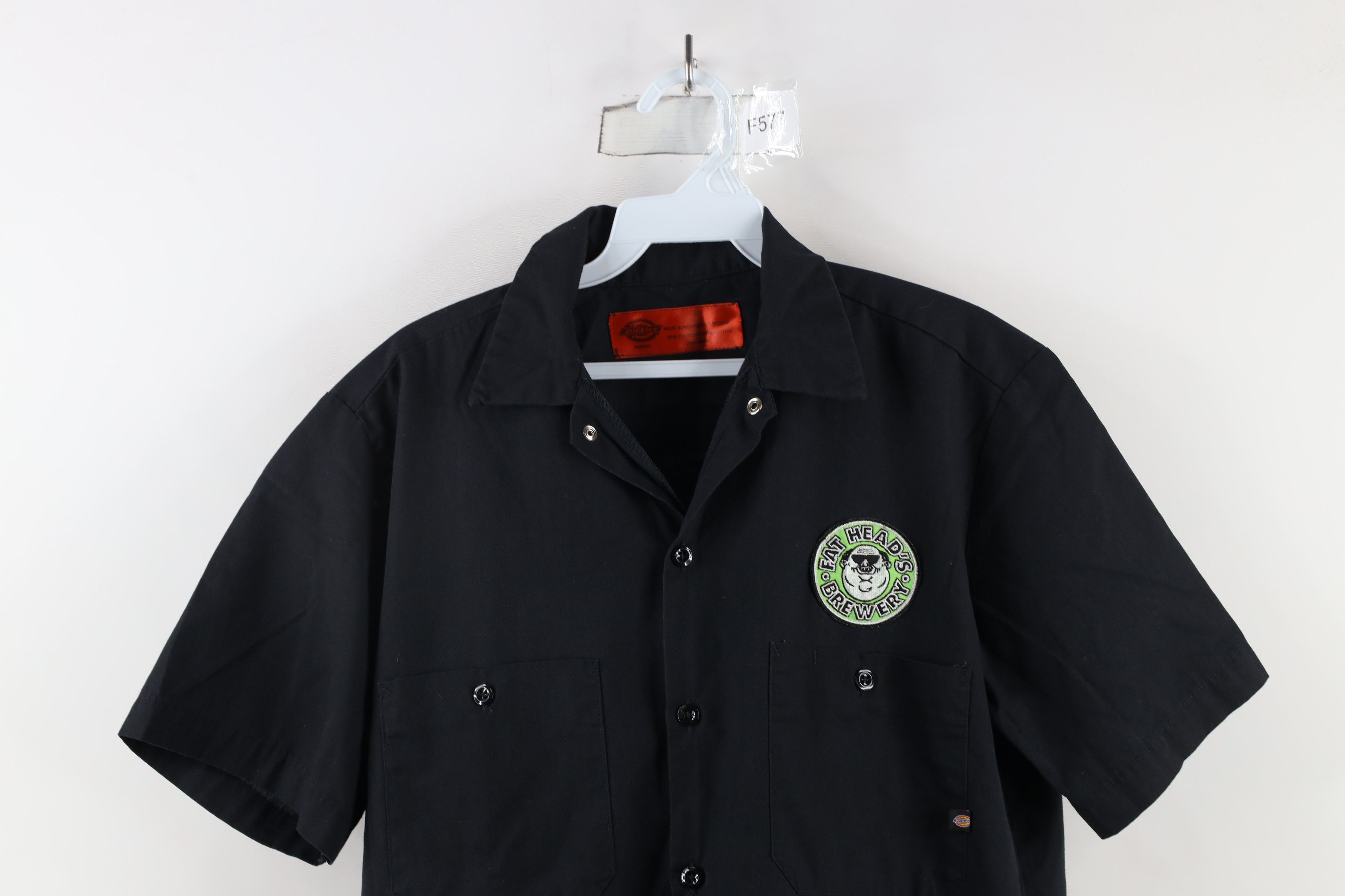 Dickies × Vintage Vintage Dickies Brewery Collared Mechanic Button Shirt Black Size US S / EU 44-46 / 1 - 2 Thumbnail
