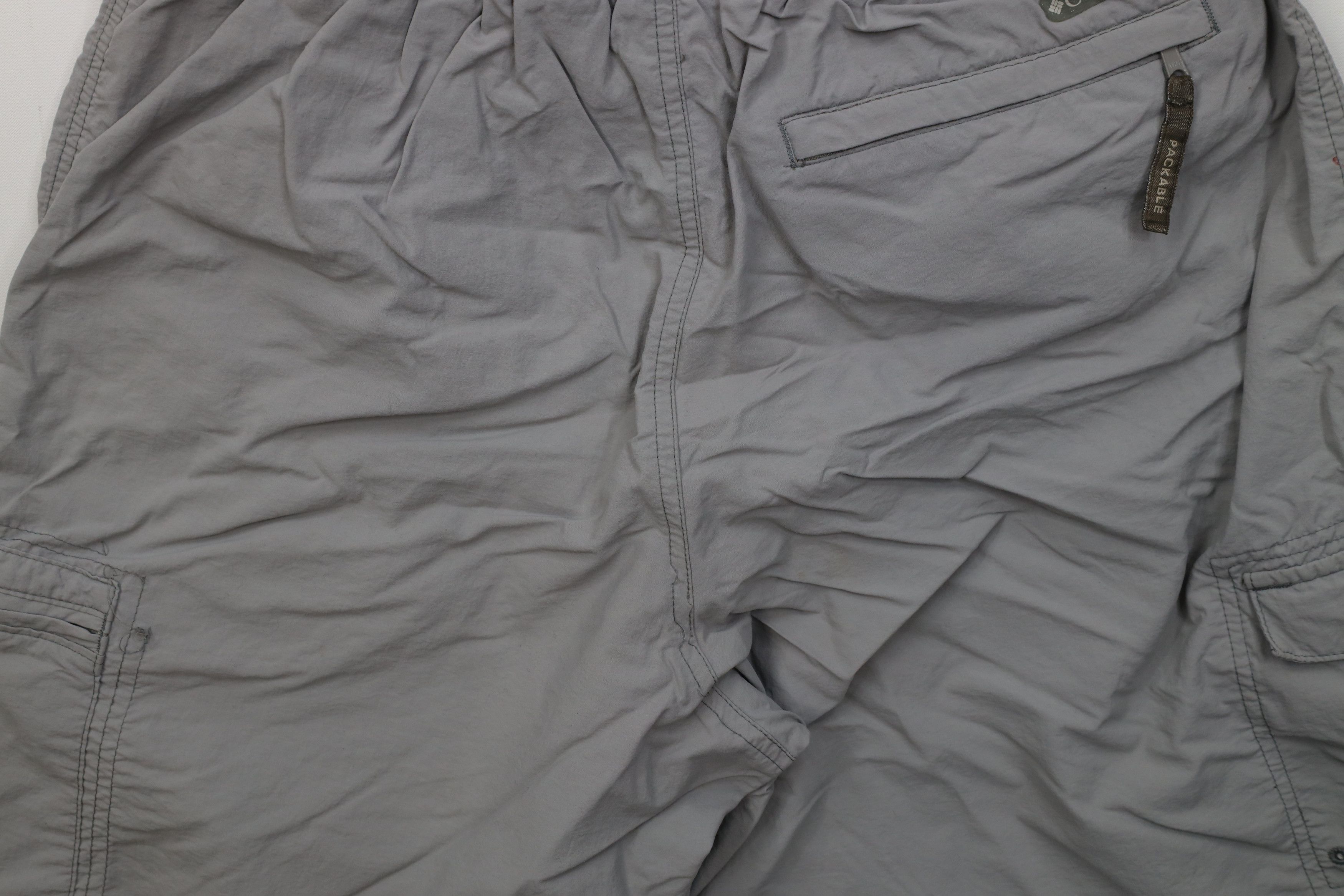 Columbia Vintage Columbia Lined Belted Above Knee Cargo Shorts Gray Size US 34 / EU 50 - 10 Thumbnail