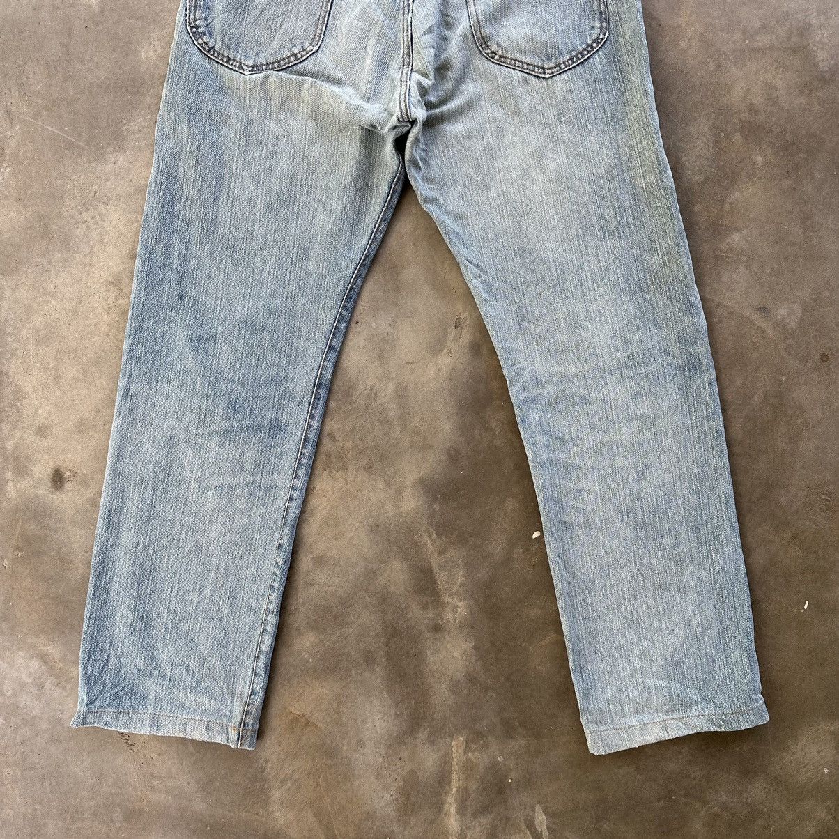 Japanese Brand W33🔥Vintage R.Newbold Distressed Faded Denim Jean Pant Size US 33 - 11 Thumbnail