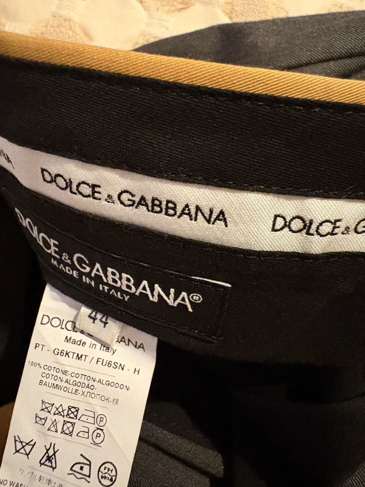 Dolce & Gabbana Dolce & Gabbana Grey Dress Pants Size US 28 / EU 44 - 5 Thumbnail