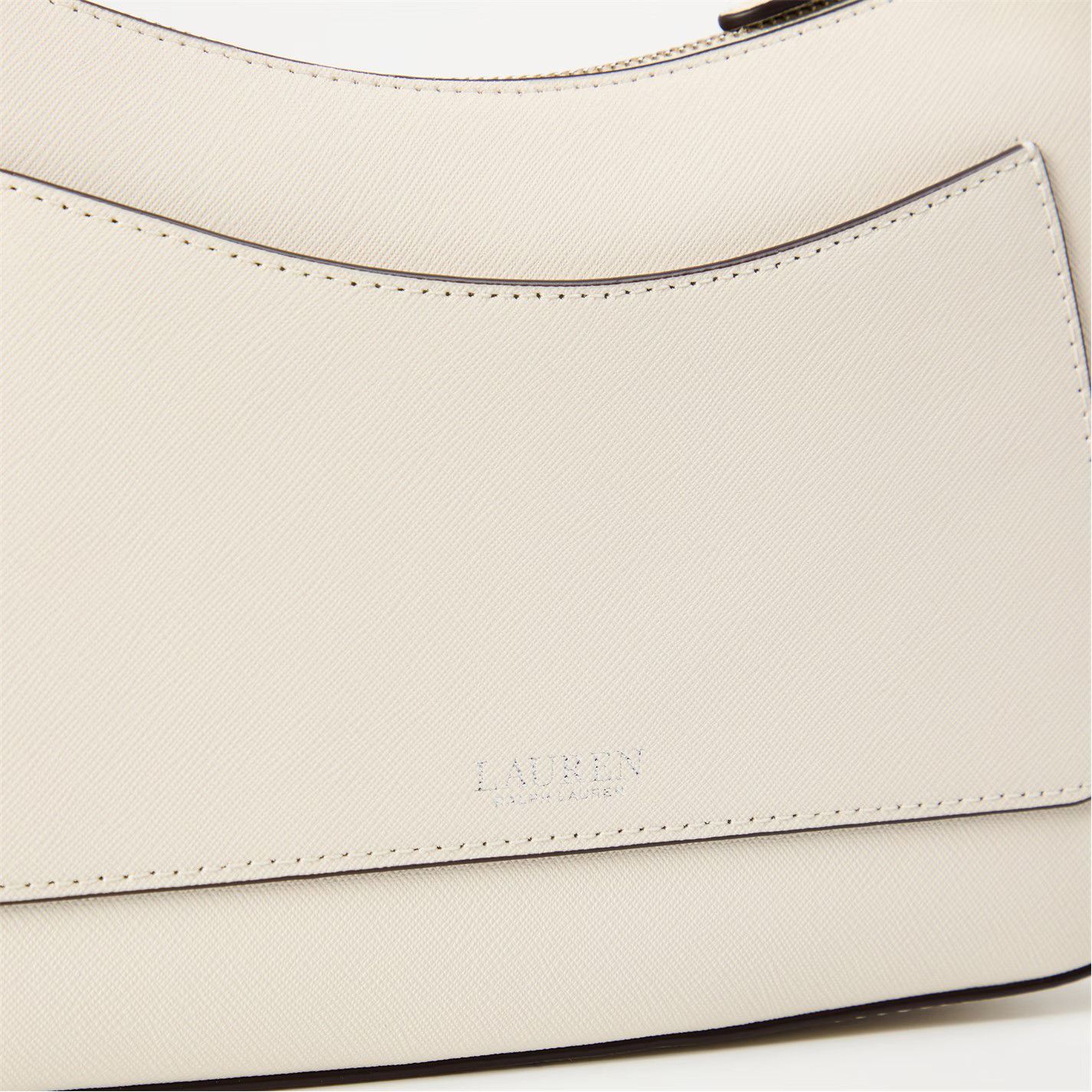 Lauren Ralph Lauren o1g2r1mq0825 Size: OS / Danni Leather Shoulder Bag White Size ONE SIZE - 6 Thumbnail